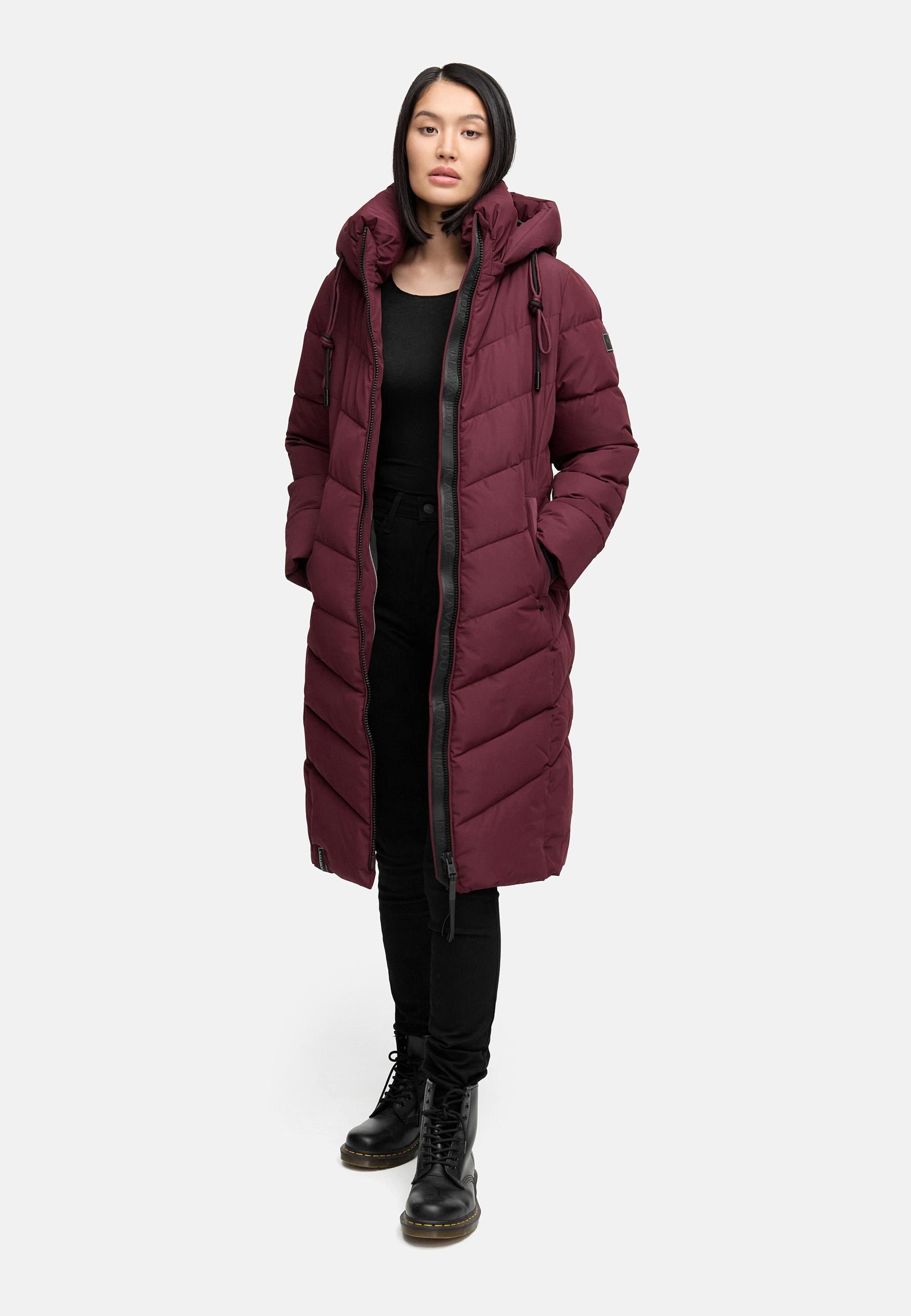 Navahoo Steppmantel »Sahnekatzii XIV«, Schicker Wintermantel mit kuschlig warm wattiertem Kragen