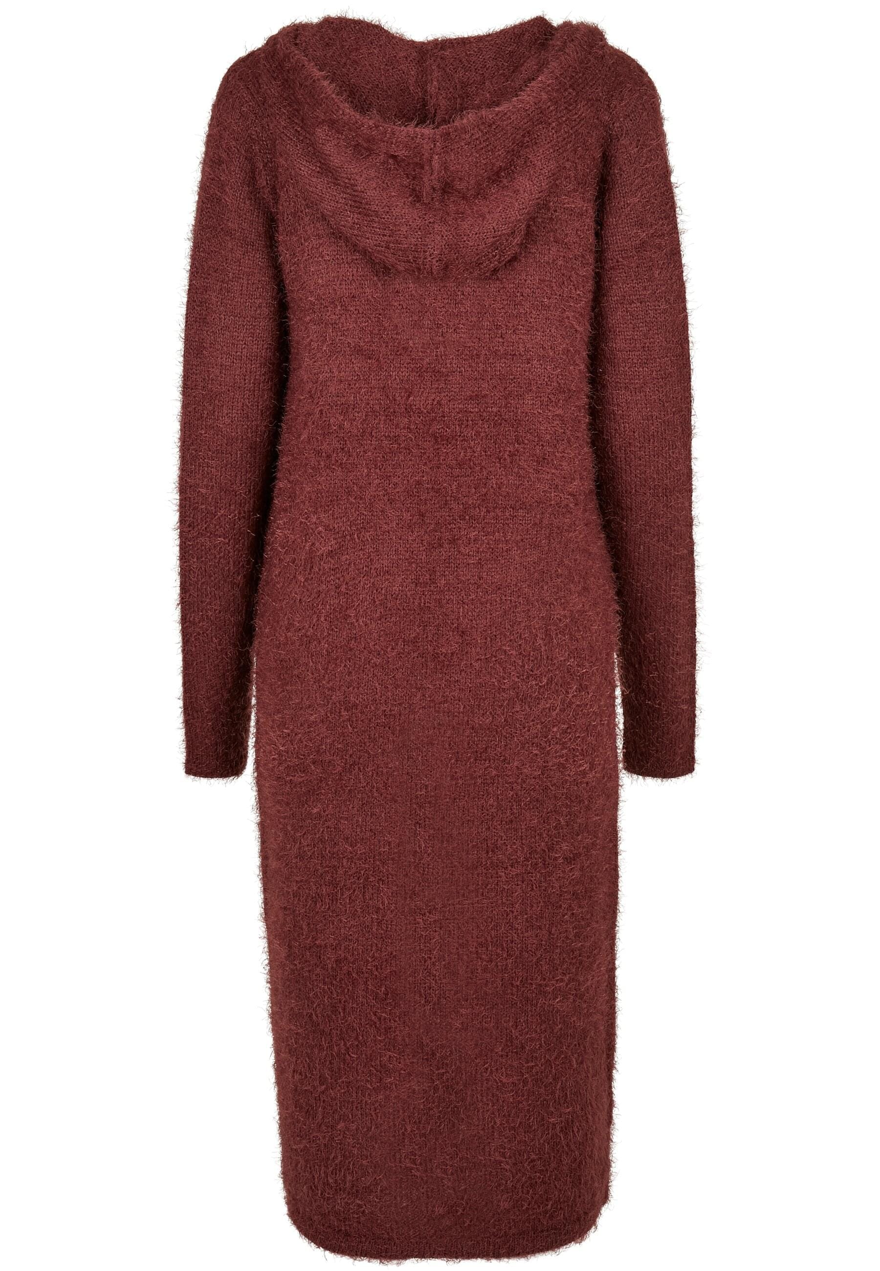URBAN CLASSICS Strickjacke »Urban Classics Damen Ladies Hooded Feather Cardigan«