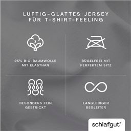 Schlafgut Bettbezug »Knitted Jersey uni, aus Bio-Baumwolle mit Elasthan, Reißverschluss« bügelfrei, Mix & Match Bettwäsche: passender Kissenbezug erhältlich