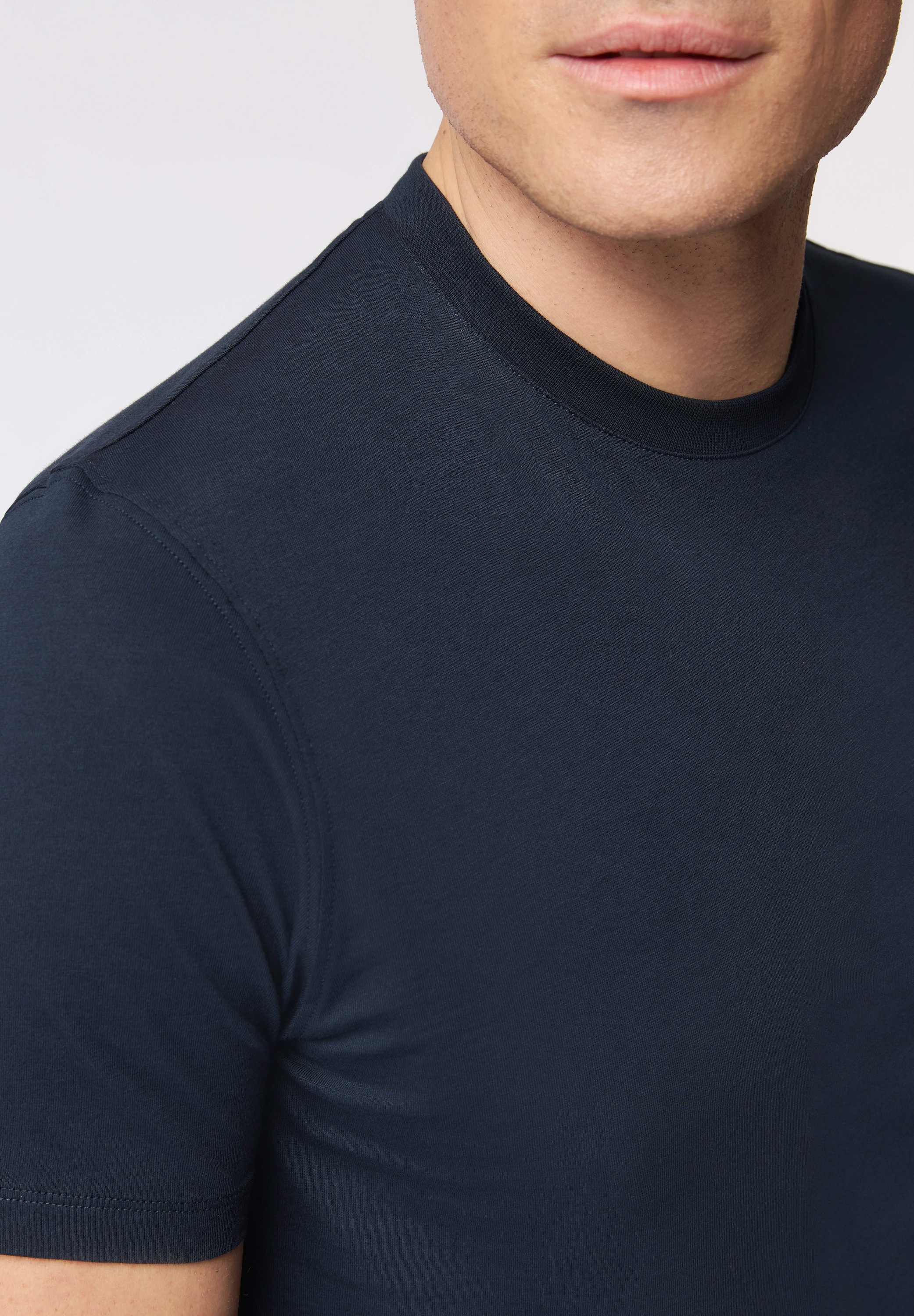 Roy Robson Longshirt »Rippkragen - Weicher Griff«