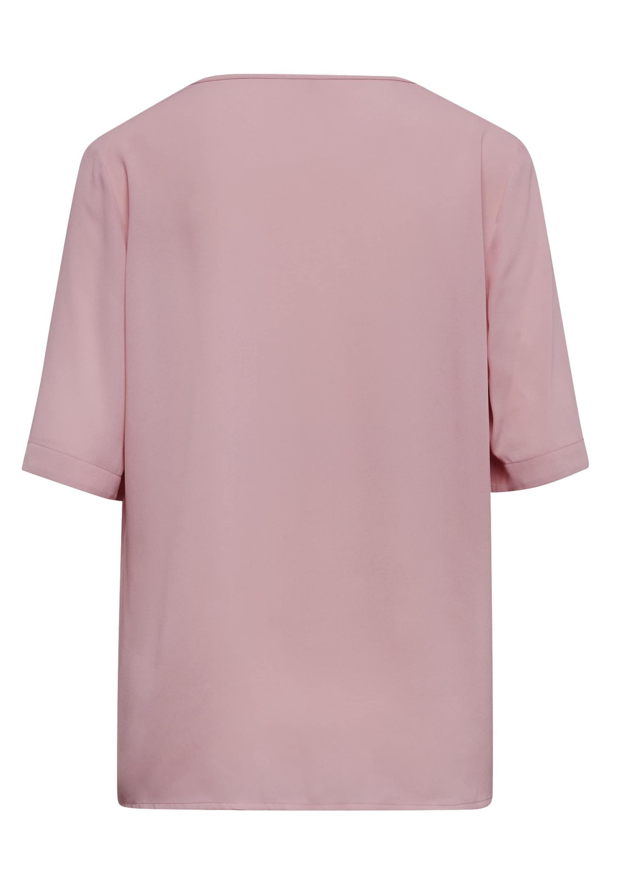 GOLDNER Kurzarmbluse »Bluse Feminine Bluse mit aufregender Ausschnittlösung«