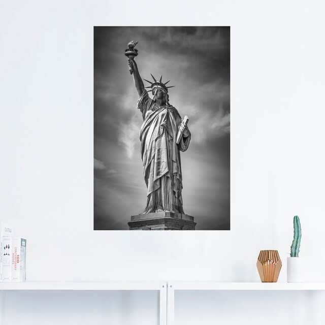 Black Friday Artland Wandbild »New York City Freiheitsstatue II«, Bilder  von Amerika, (1 St.), als Alubild, Leinwandbild, Wandaufkleber oder Poster  in versch. Größen | BAUR