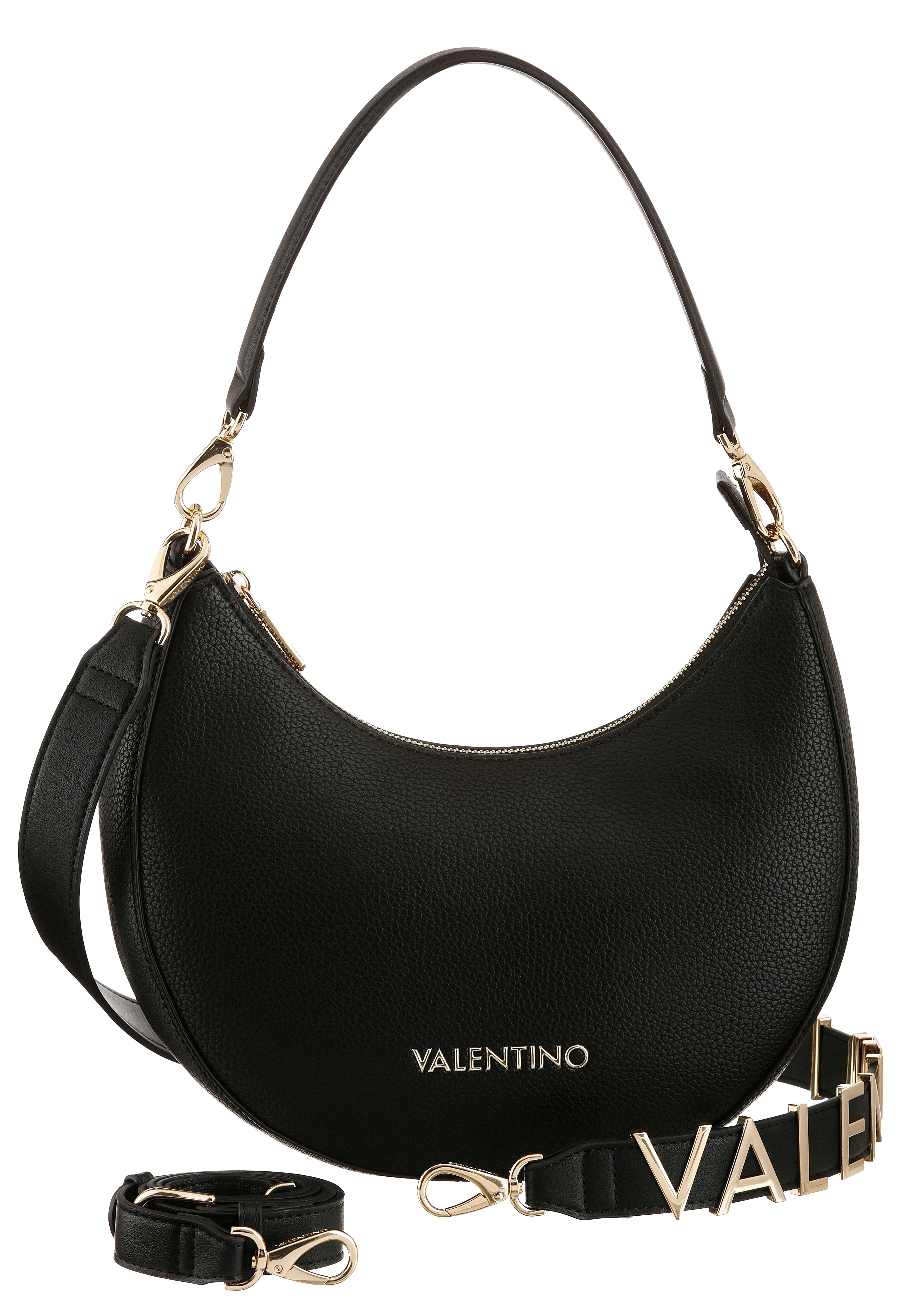 VALENTINO BAGS Hobo "ALEXIA" Damen Handtasche, Schultertasche, Umhängetasche mit Logoschriftzug