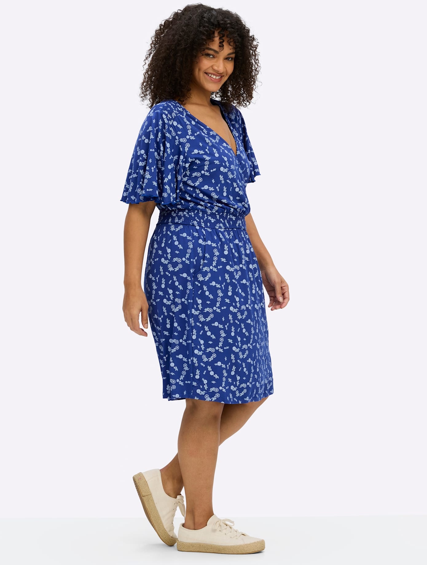 Sheego Sommerkleid »Jersey-Kleid« Eingrifftaschen