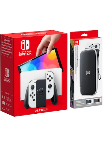 Spielekonsole »Switch OLED + Schutzfolie & Tasche«