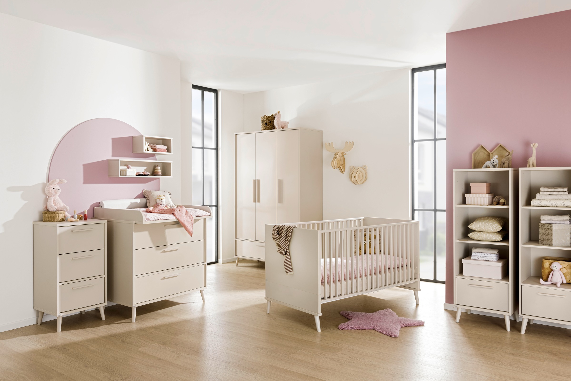 PAIDI Wickelkommode "EEFJE in Beige, 3 Schubladen mit Soft-Close, verschied günstig online kaufen