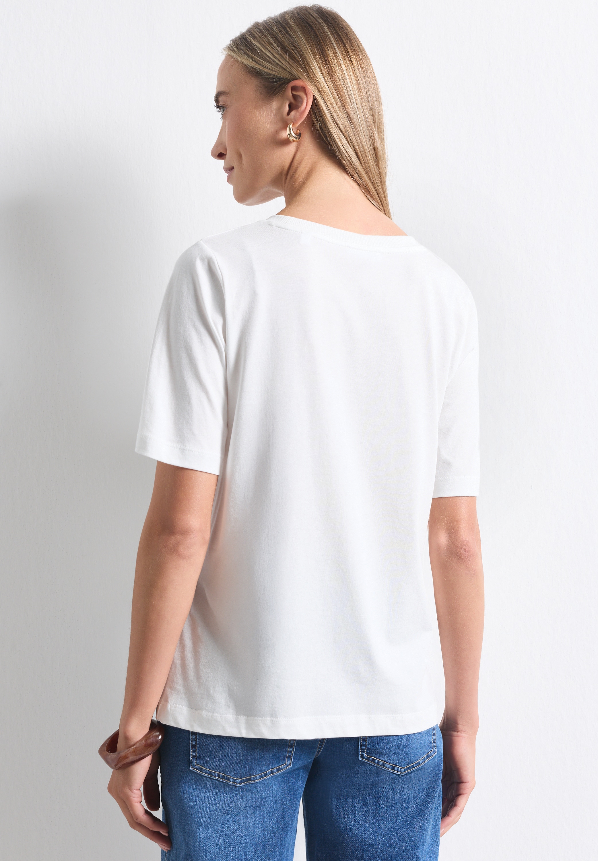 STREET ONE T-Shirt im soften Baumwoll-Mix