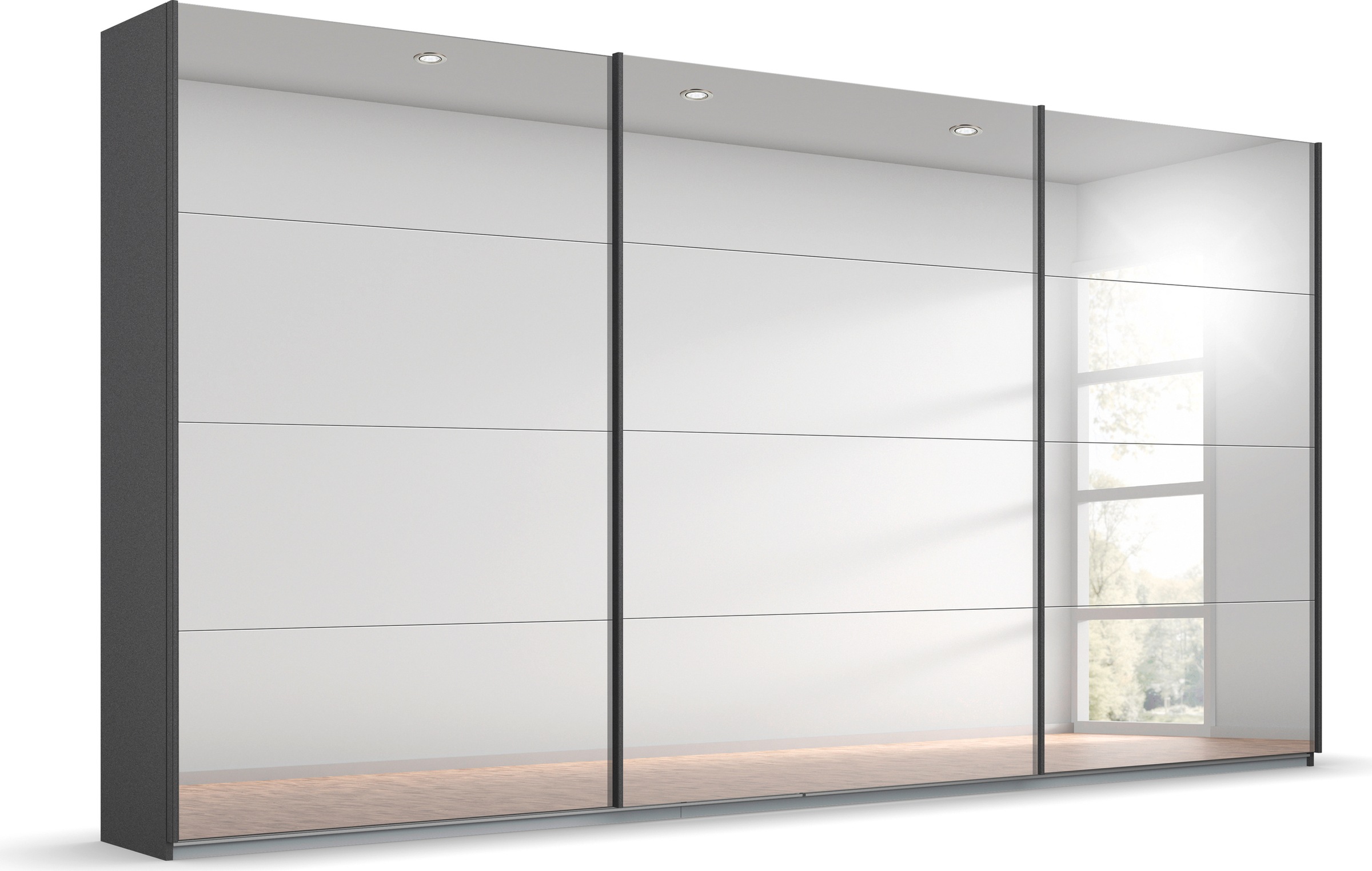 OTTO home 1100000002199 "Mehrzweckschrank Aktenschrank Möbel Mietswohnung Schlafzimmer OTELI" 3 Ausstattungen BASIC/CLASSIC/PREMIUM (inkl. SOFT-CLOSE-FUNKTION), Breiten 203/271/315/360 cm Höhen 210/229 cm MADE IN GERMANY
