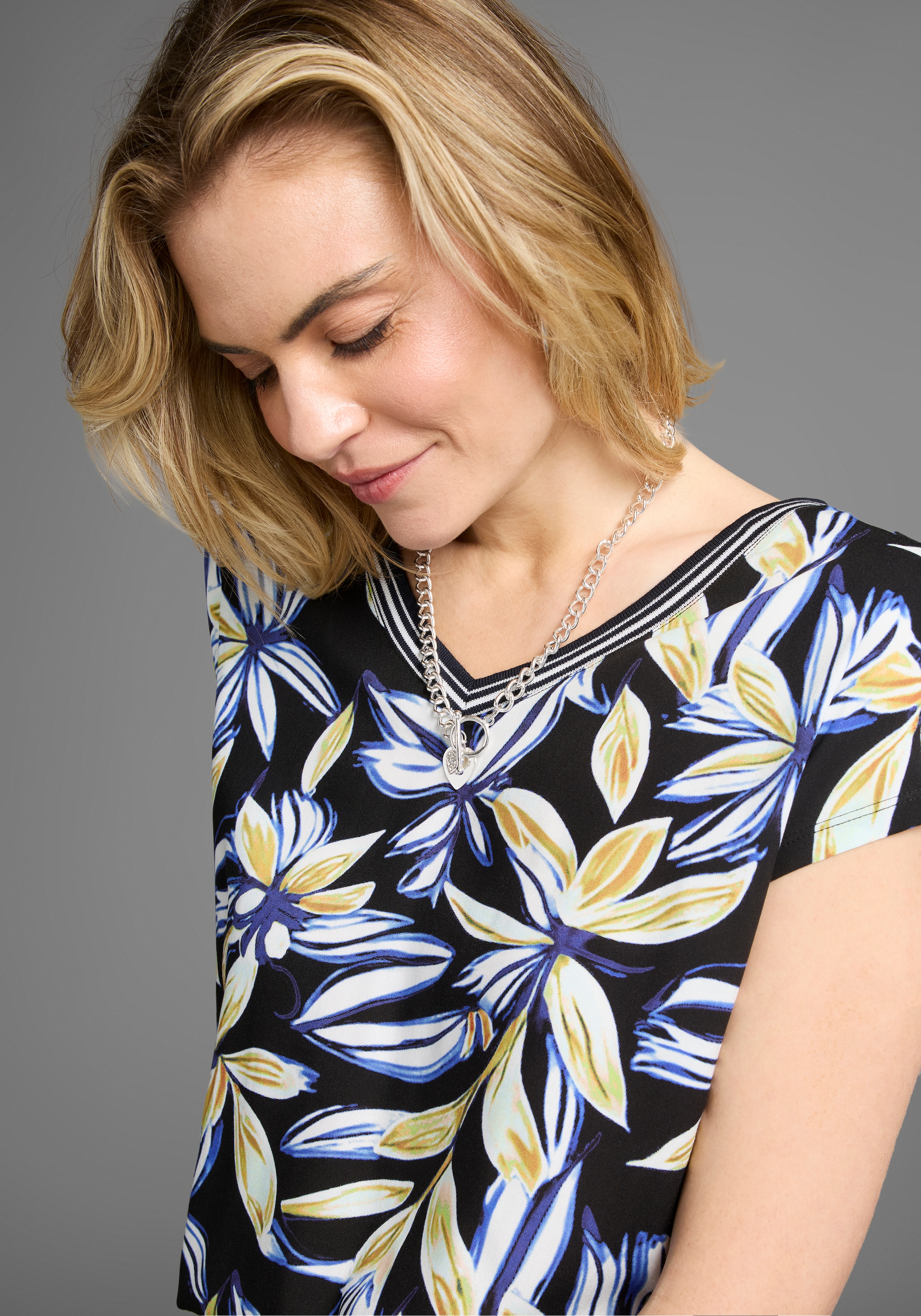 Laura Scott Shirtbluse, im modischen Mustermix - geblümt & gestreift - NEUE KOLLEKTION