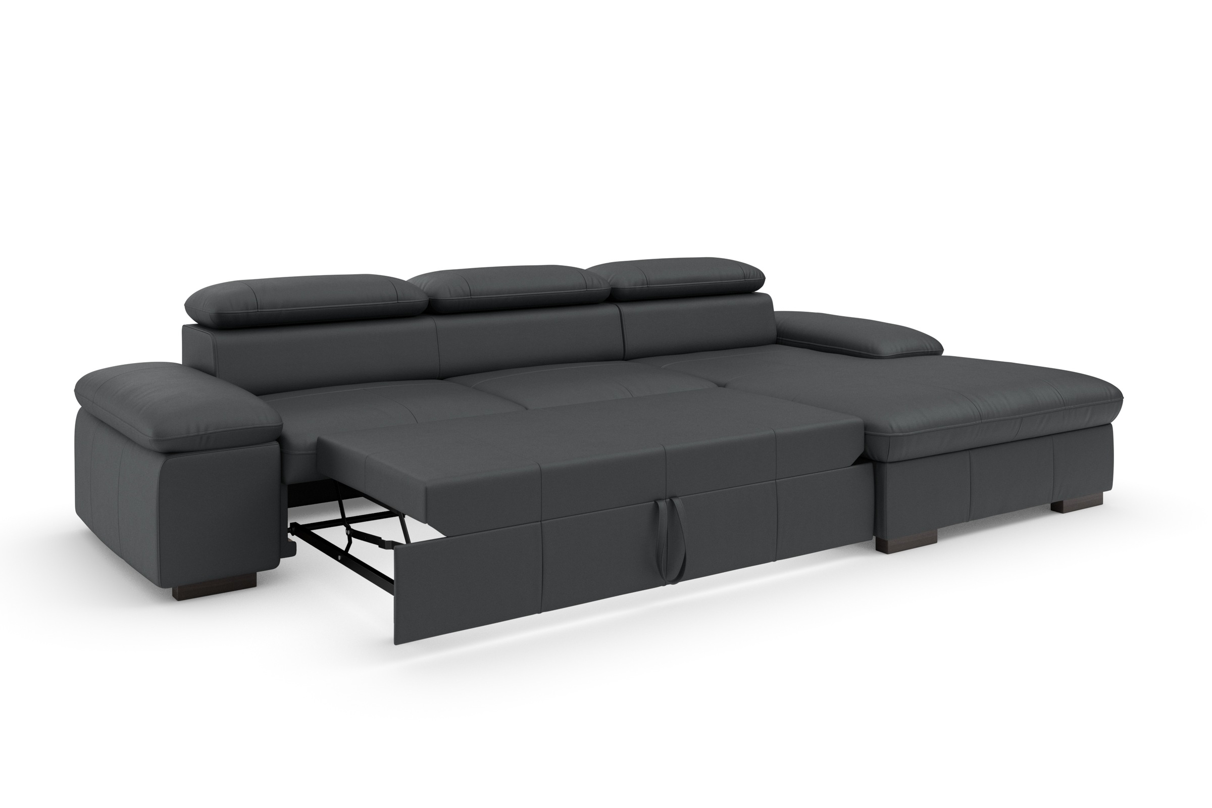 Home affaire Ecksofa »Alberto L-Form«, mit Kopfteilverstellung, wahlweise mit Bettfunktion