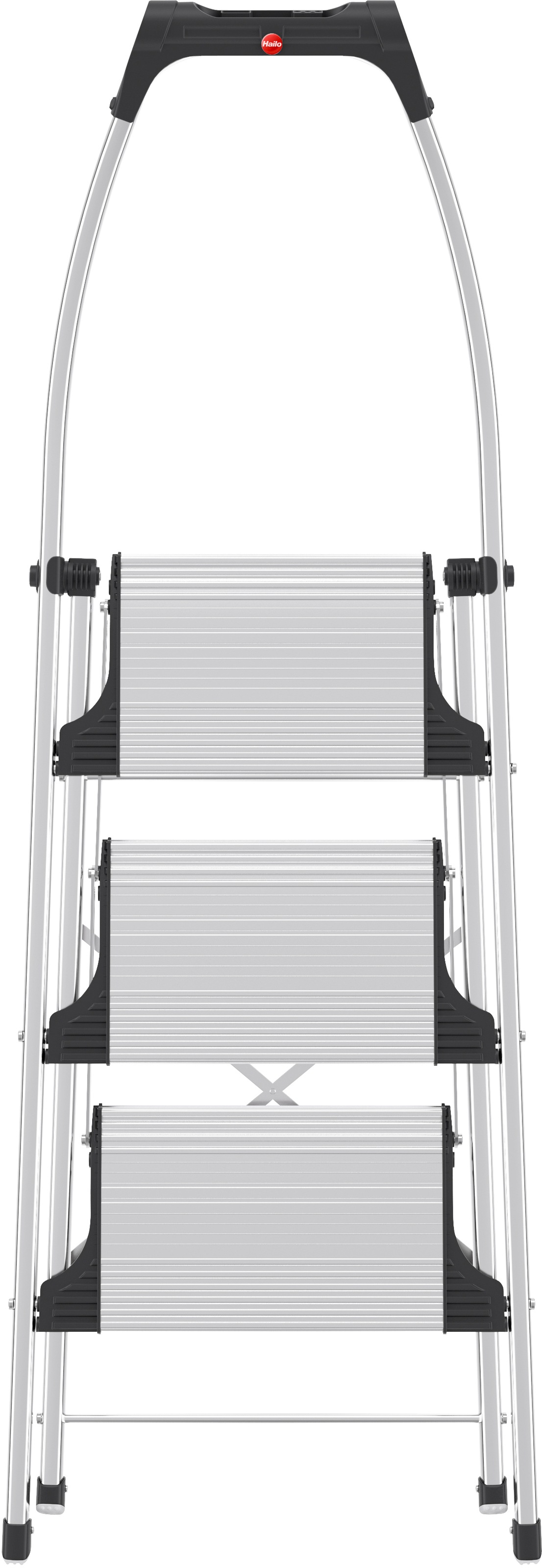 Hailo Klapptritt "Trittleiter - K100 TopLine, aus Aluminuim und Kunststoff" günstig online kaufen