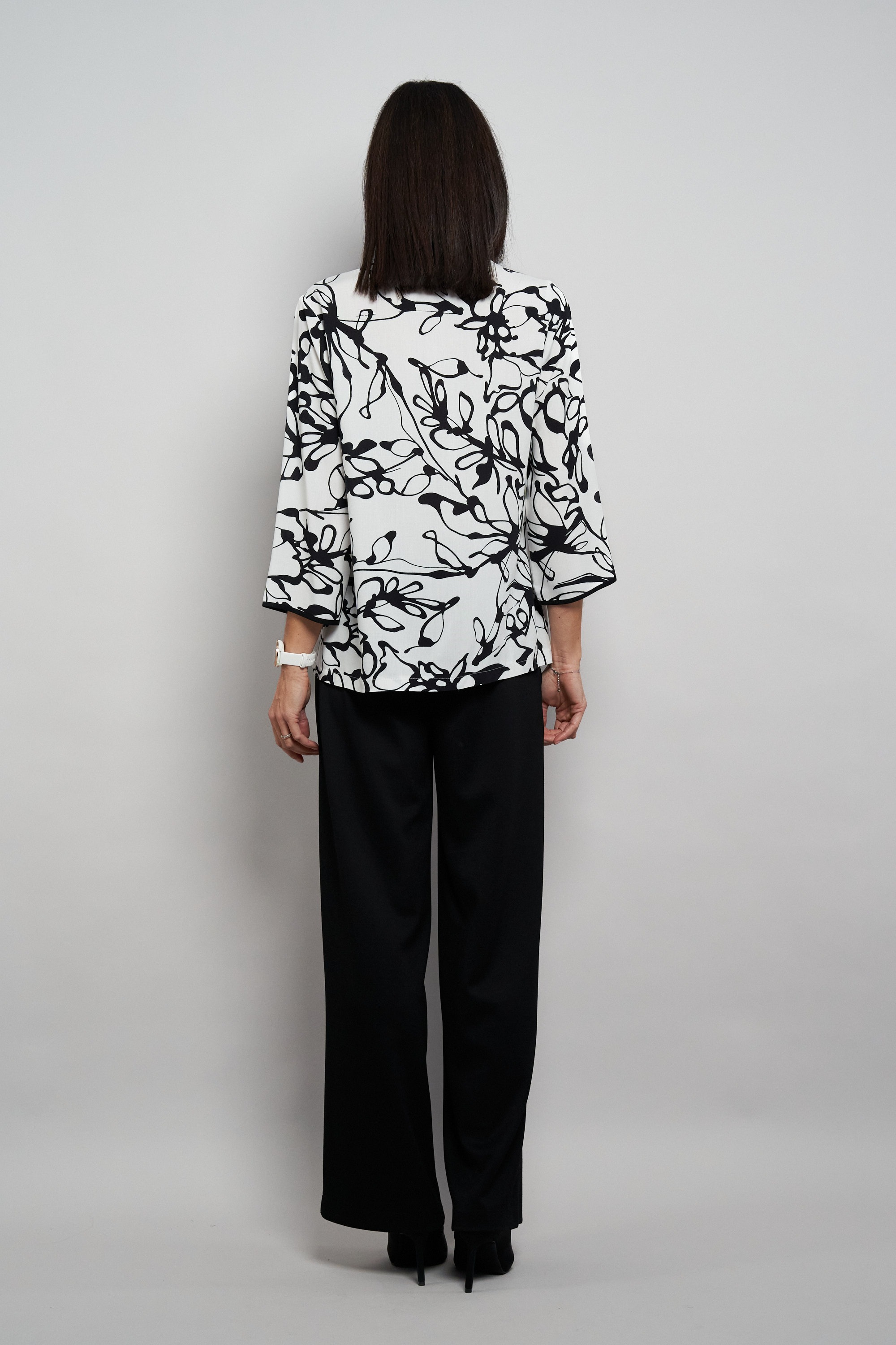 Seidel Moden Printed Blouse Women Offwhite 38 3