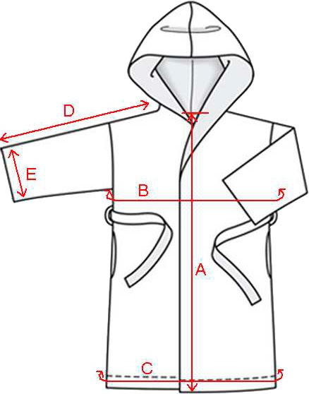 Kimono-Style, Unisex-Bademantel (1 für HOME Damen Herren, BAUR | St.), TOM gestreift im TAILOR »Wellness & Kimono«,