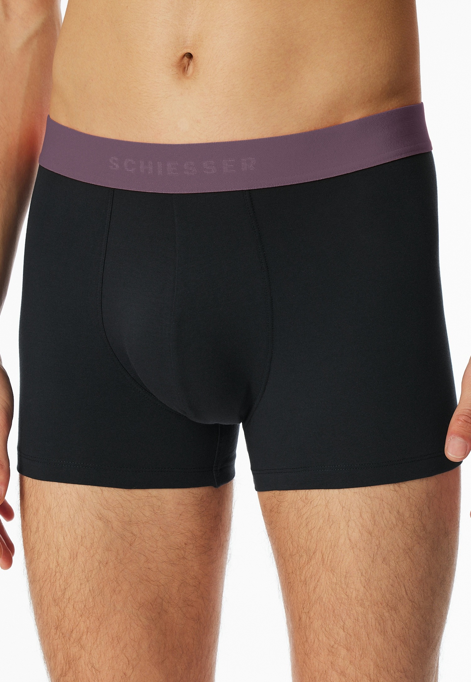 Schiesser Boxershorts "95/5 Multipacks" 3er Pack, mit farblich abgesetztem, günstig online kaufen