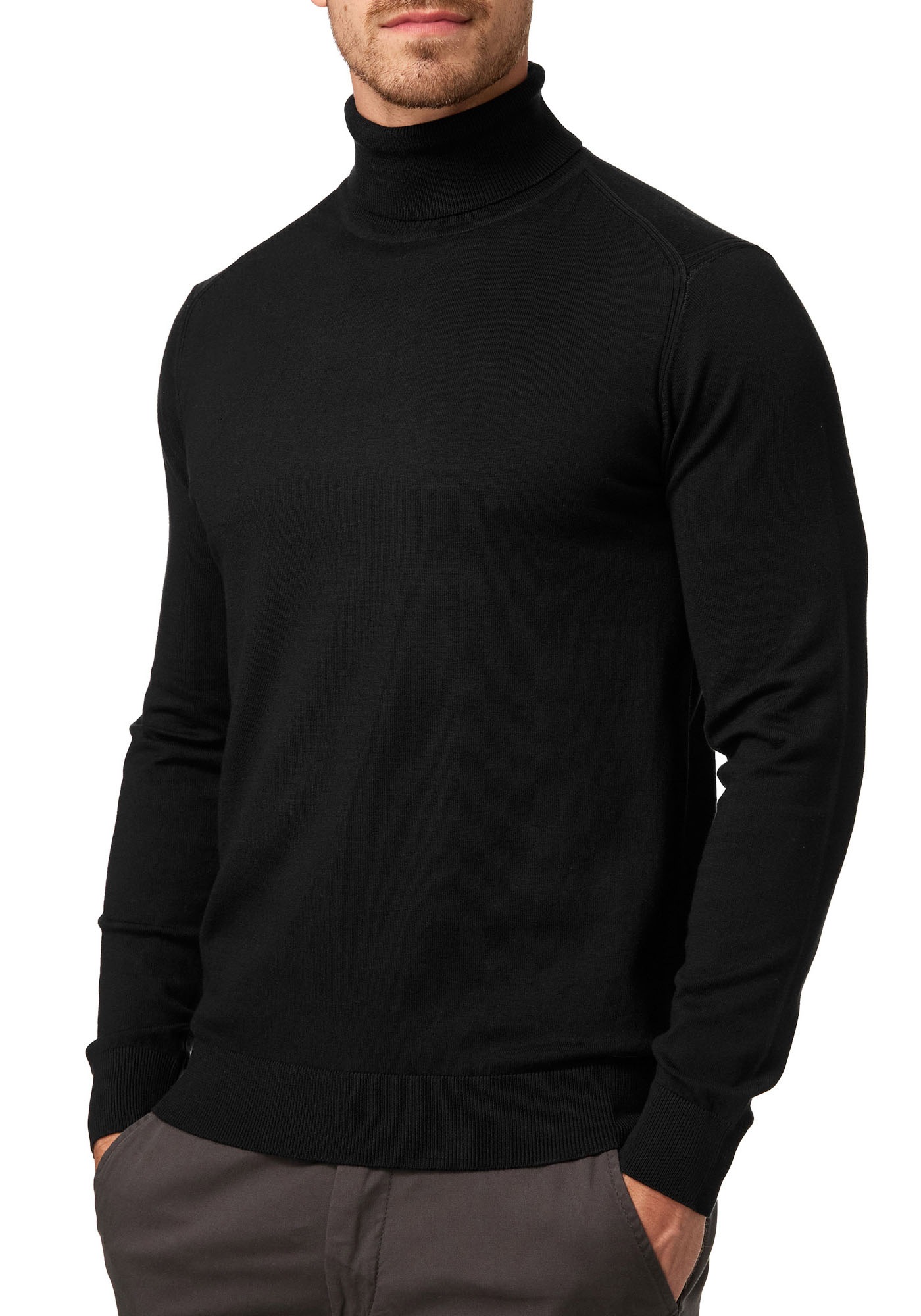 Indicode Rollkragenpullover "INBurns" günstig online kaufen