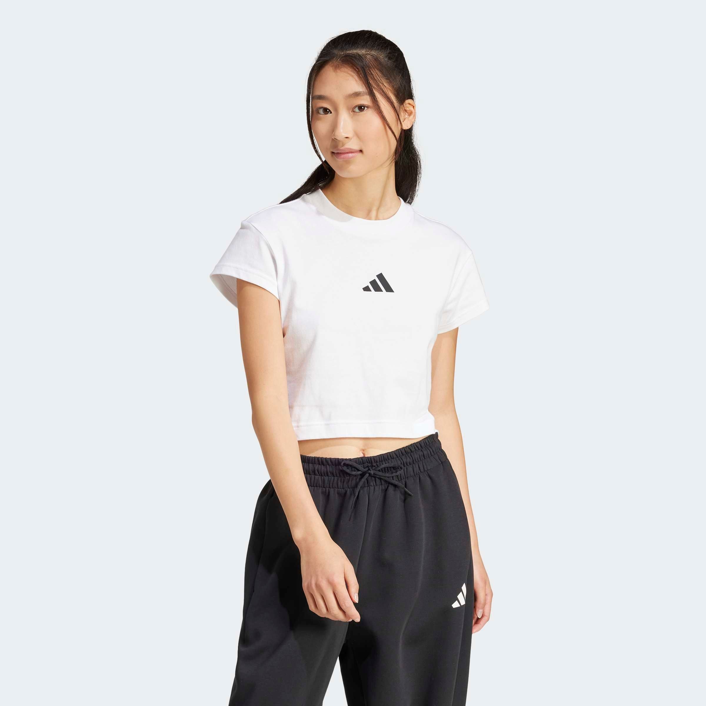 adidas Sportswear T-Shirt "FUTURE ICONS SMALL LOGO BABY" sportlicher Stil, günstig online kaufen