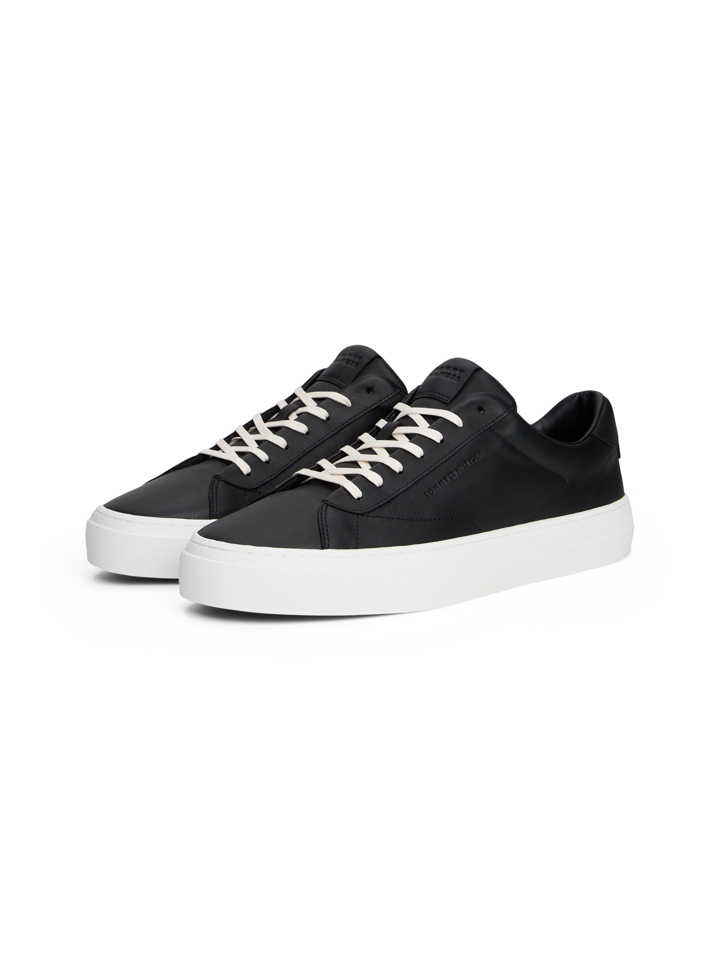 Tommy Hilfiger Sneaker "PREMIUM DRESS CUPSOLE LTH", Freizeitschuh, Halbschu günstig online kaufen