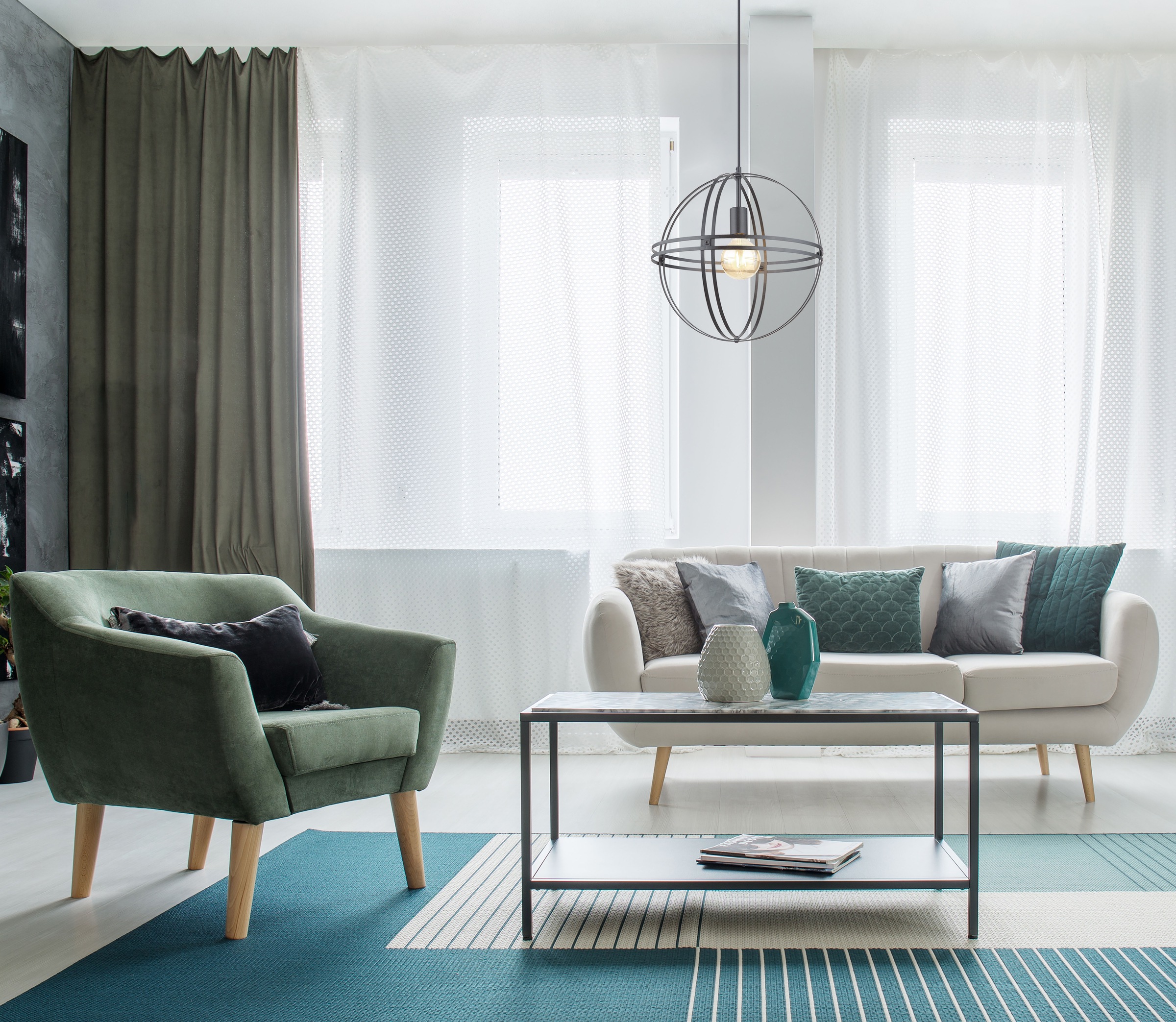 GLOBO LIGHTING Hängeleuchte »TAMARA«, Leuchtmittel E27 | ohne Leuchtmittel, Hängelampe/Pendelleuchte/Esszimmer/Wohnzimmer/Esstisch