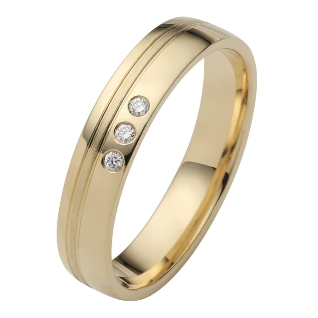 Firetti Trauring »Schmuck Geschenk Gold 750 Hochzeit Ehering "LIEBE"«