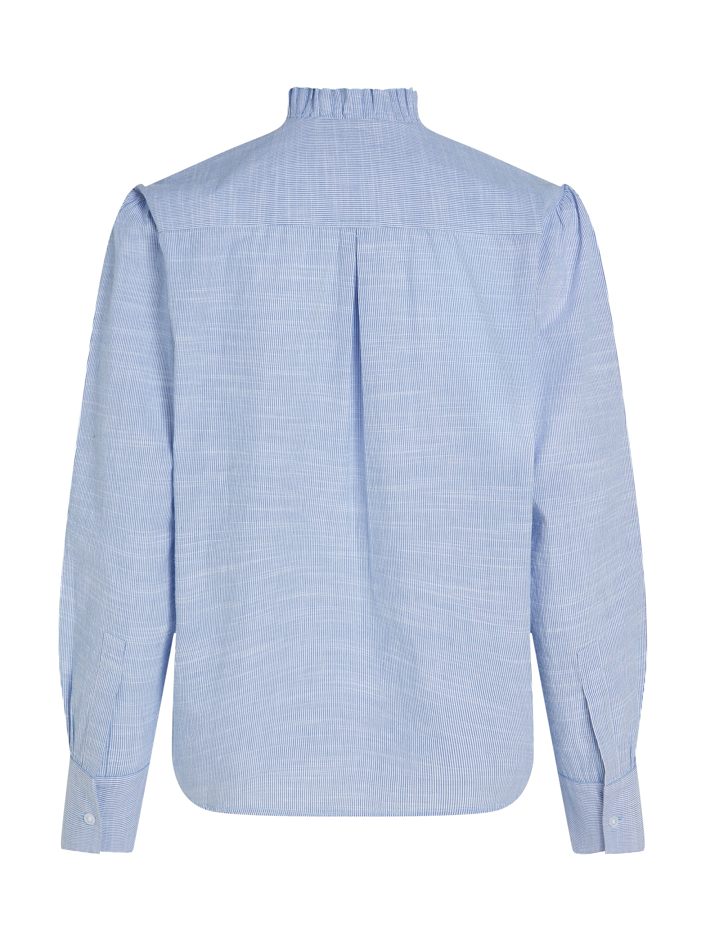Tommy Hilfiger Hemdbluse »COTTON STP RUFFLE RELAXED SHIRT«, mit Rüschen-Besätze