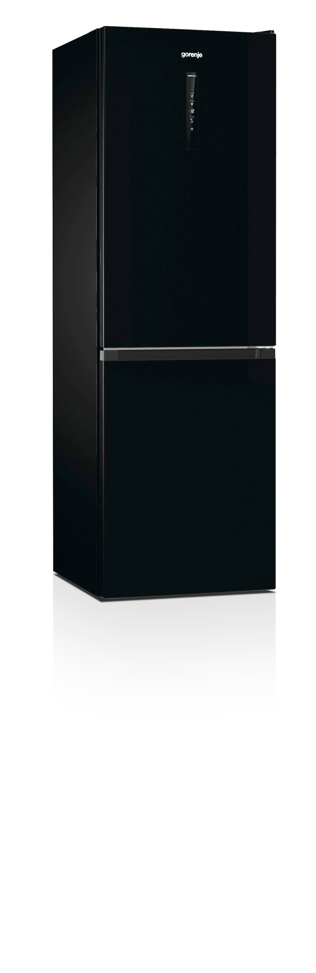 GORENJE Kühl-/Gefrierkombination, NK79C0DBK, 185 cm hoch, 60 cm breit