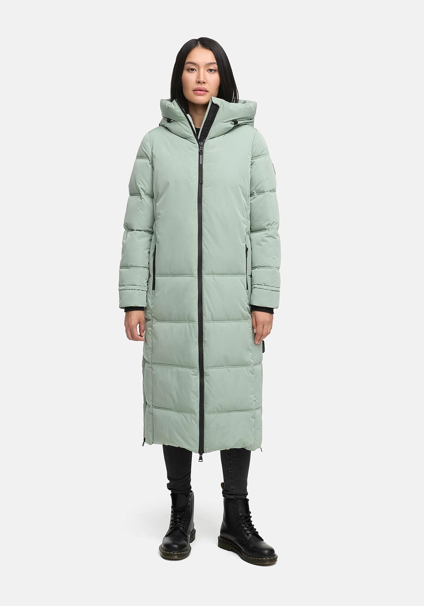 Marikoo Winterjacke "Honiaa" mit Seitenschlitzen für mehr Bewegungsfreiheit
