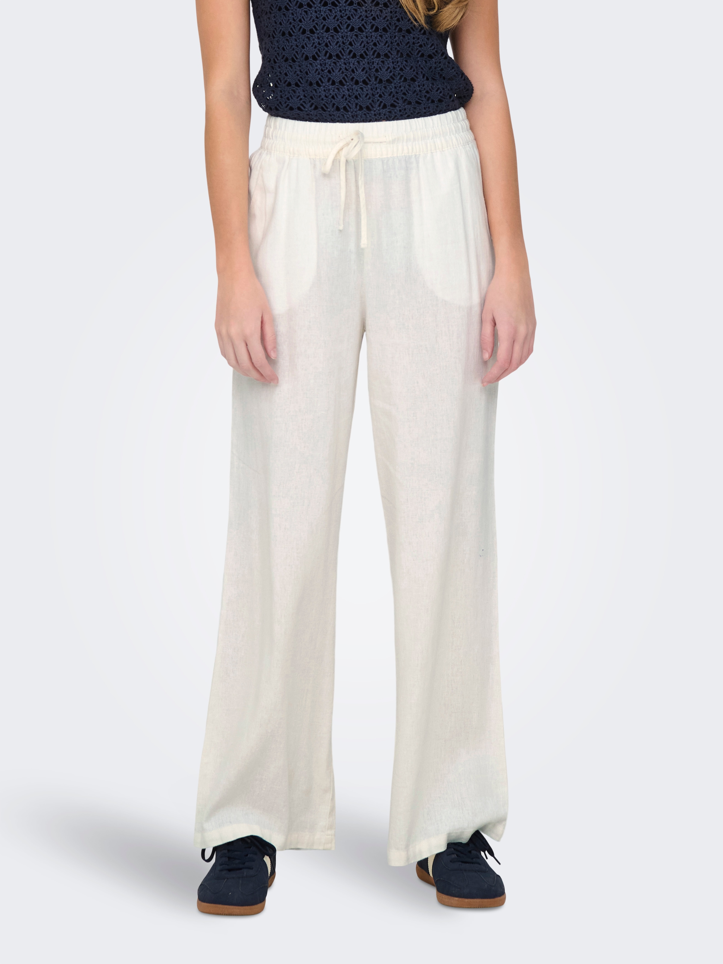 JDY Leinenhose "JDYSAY LINEN HW WIDE PANT WVN NOOS" Sommerhose mit Leinen günstig online kaufen