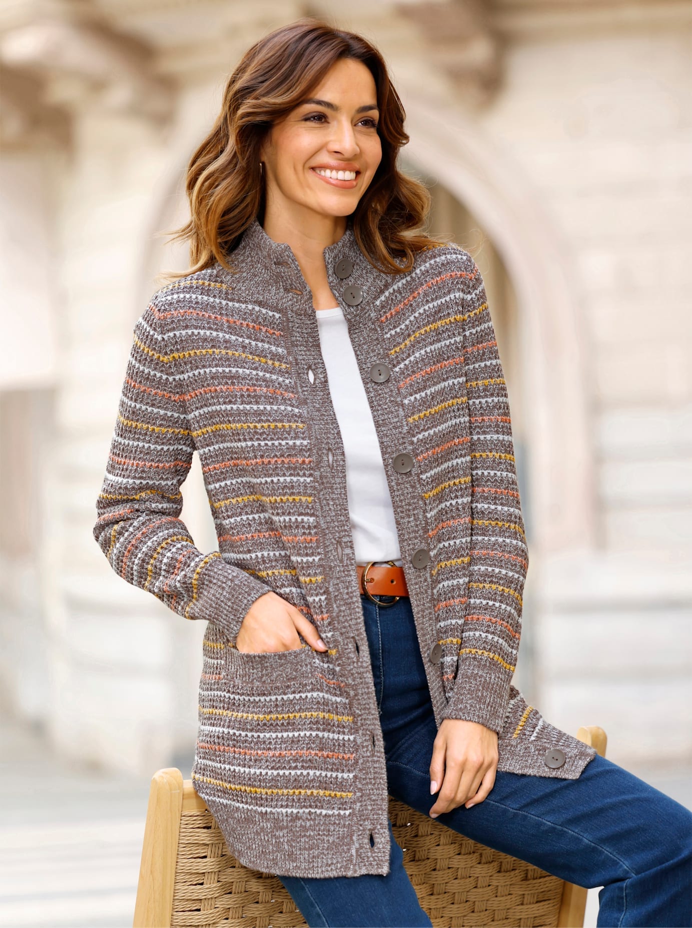 Classic Basics Strickjacke