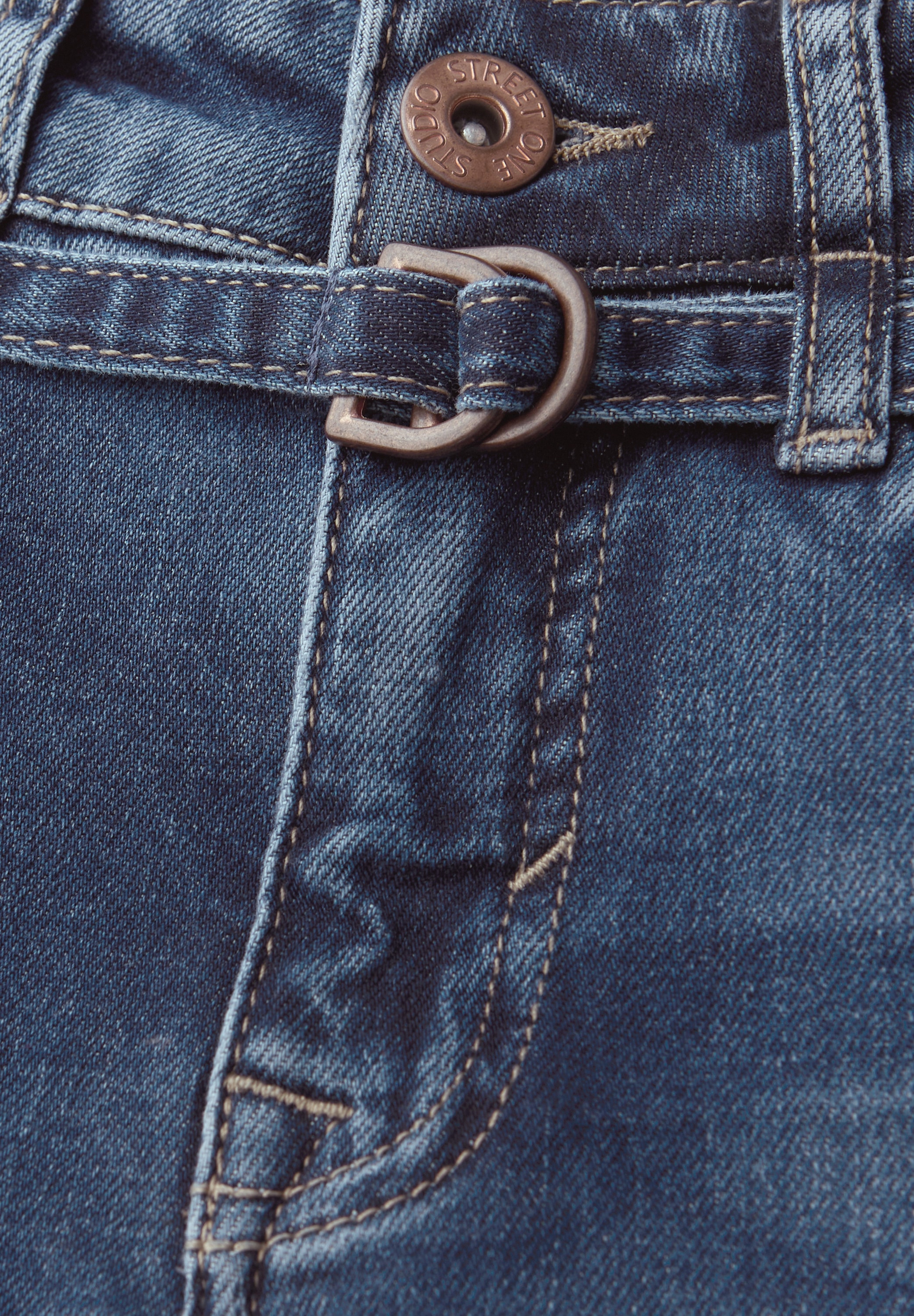 STREET ONE STUDIO Comfort-fit-Jeans aus Baumwolle mit Stretchanteil