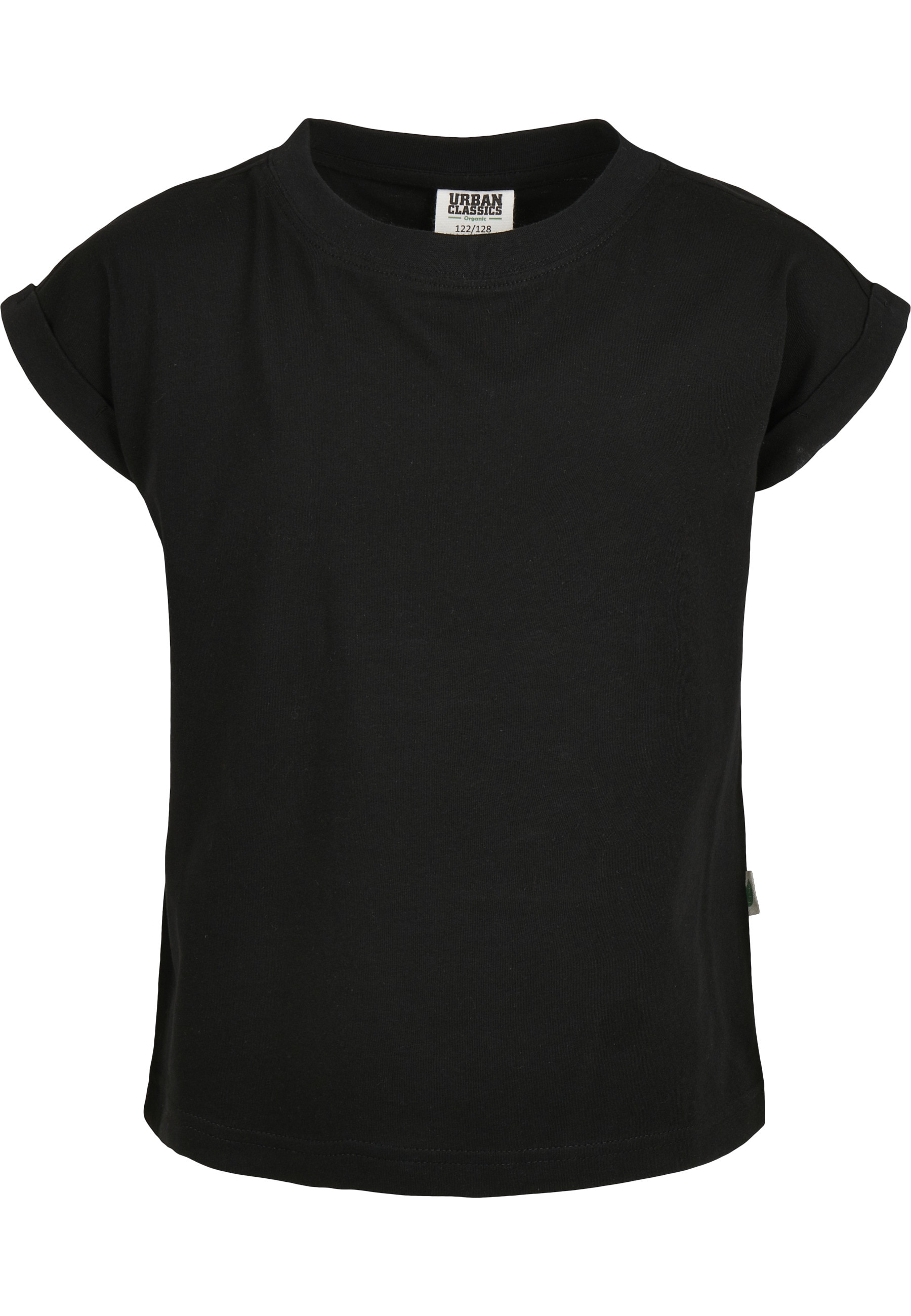 URBAN CLASSICS T-Shirt "Urban Classics Damen Girls Organic Extended Shoulder Tee" 1 Stk.