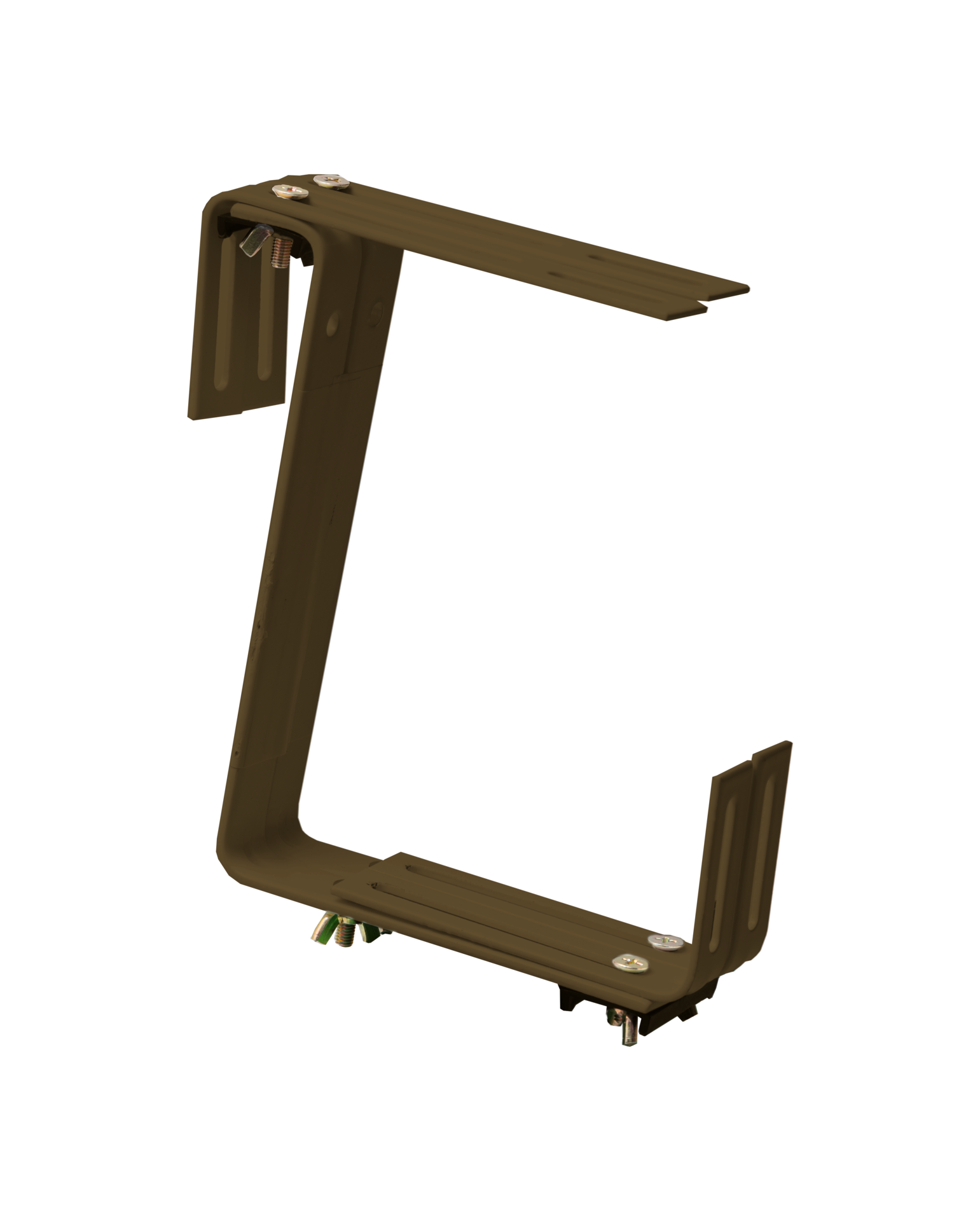 Windhager Blumenkastenhalter »zur Montage an Brüstungen und Balkongeländern von 3-14cm« maximale Belastung 25kg, 19x17cm, erhältlich in braun oder anthrazit