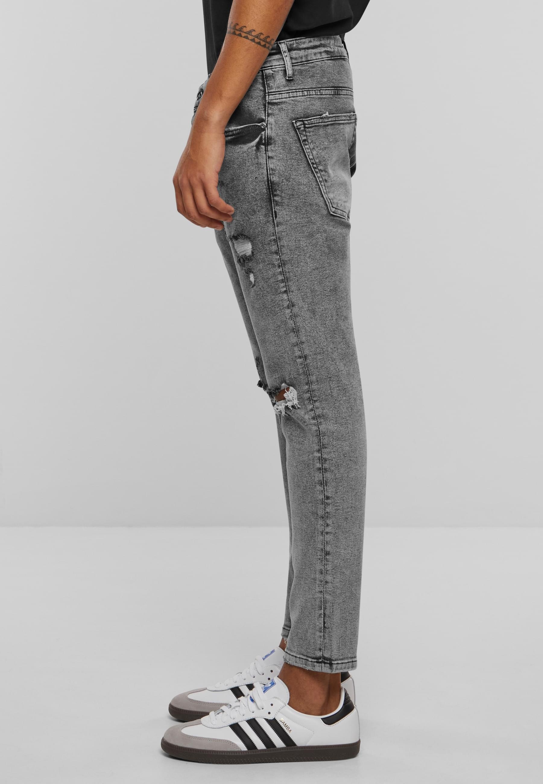 2Y Studios Bequeme Jeans »2Y Studios Herren 2Y Destroyed Skinny Cropped Denim«
