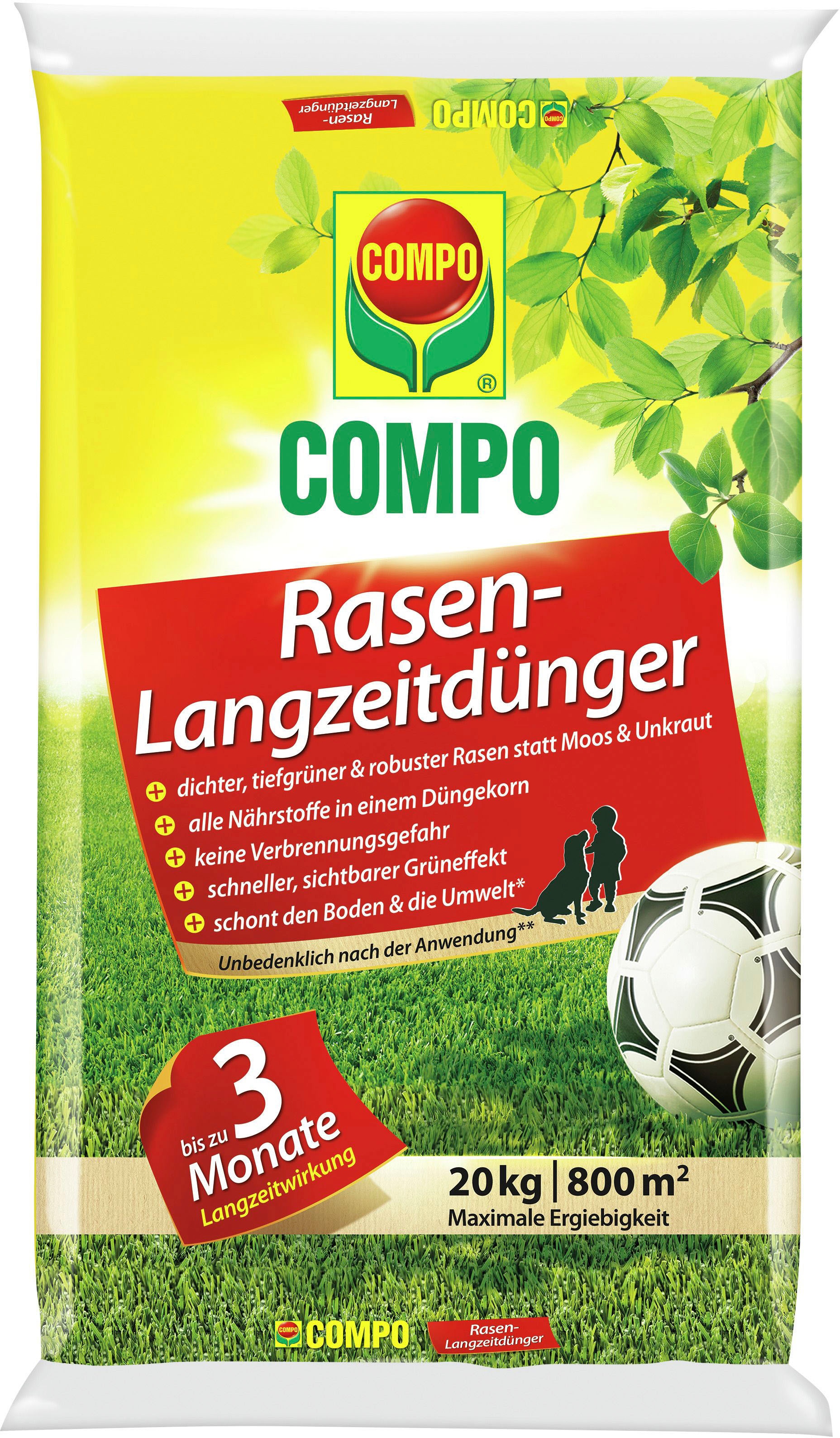 Compo Rasendünger »3 Monate Langzeitwirkung«...