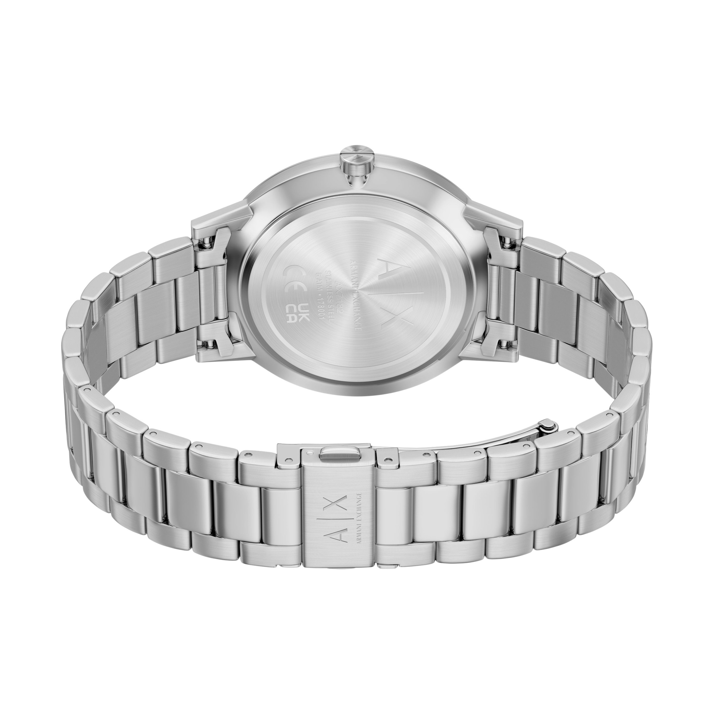 ARMANI EXCHANGE Quarzuhr Armbanduhr, Herrenuhr, Edelstahlarmband, Ideal auch als Geschenk
