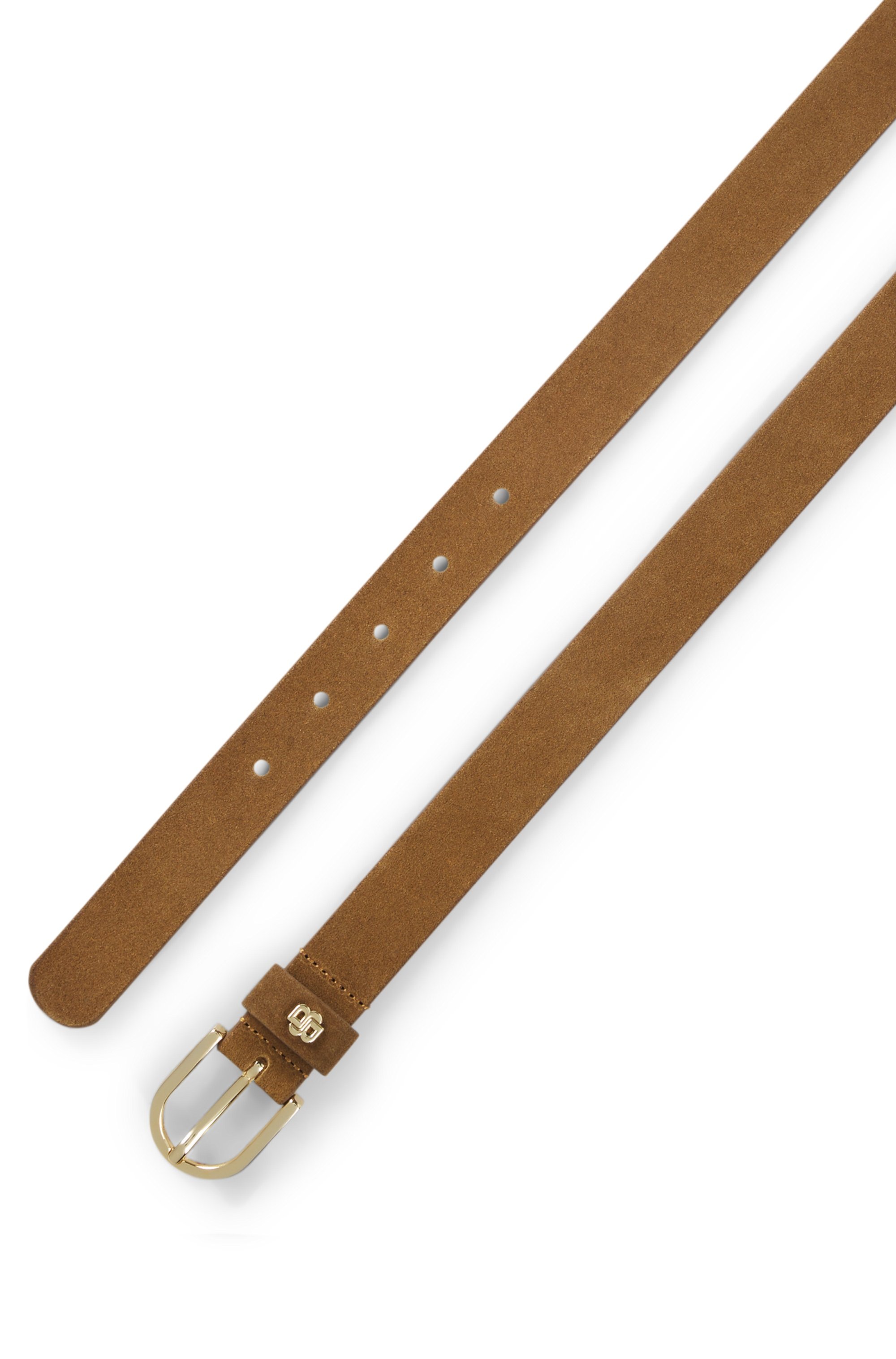 BOSS Ledergürtel "Scarlet BB Sz25" mit Monogramm-Label günstig online kaufen