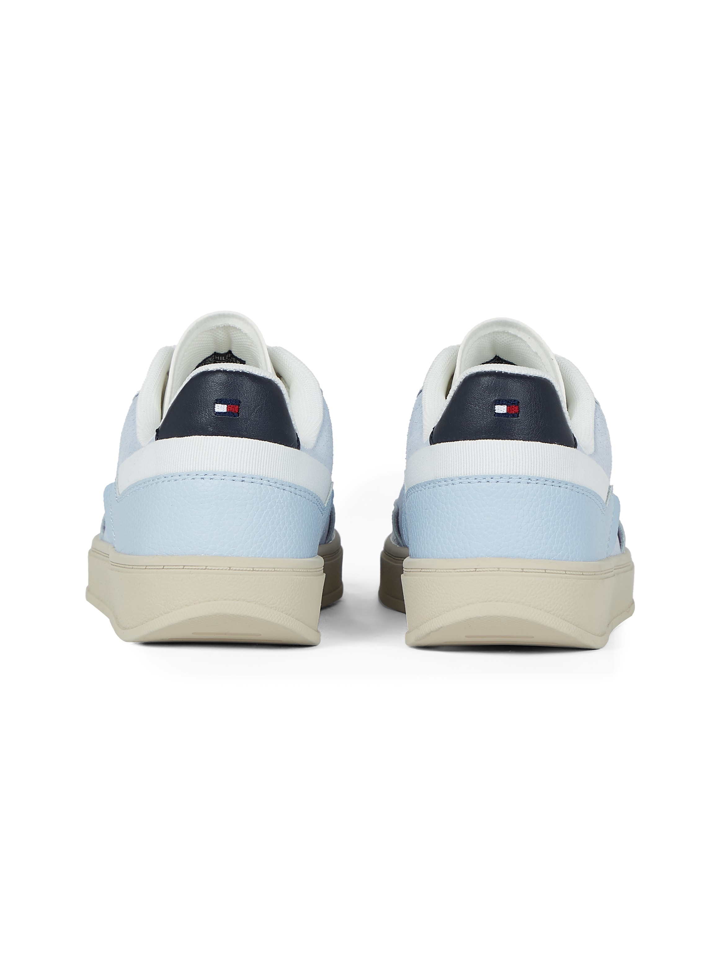 Tommy Hilfiger Plateausneaker »TH HERITAGE SNEAKER PERF«, Freizeitschuh, Halbschuh, Schnürschuh mit TH-Logostickerei