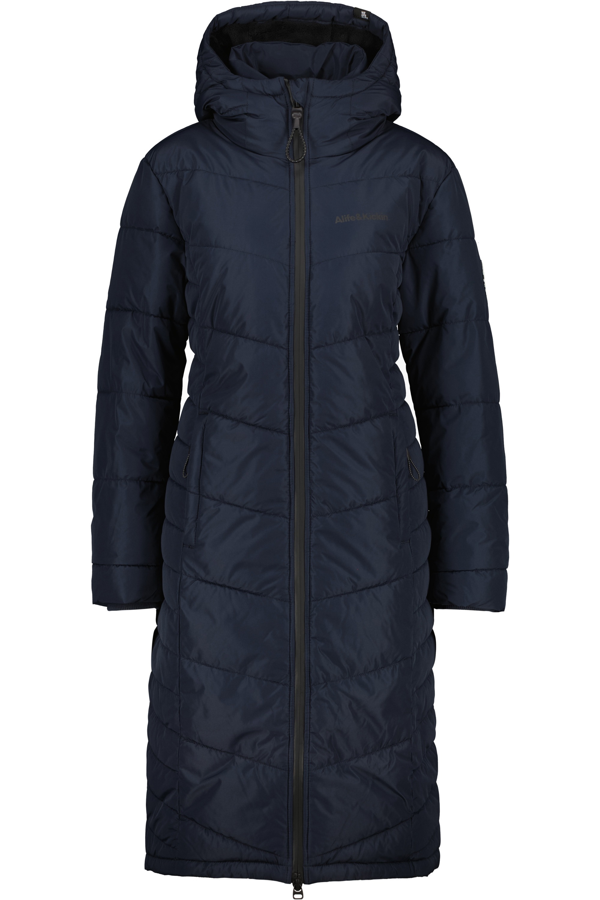 Alife & Kickin Winterjacke "Damen VedaAK A Parka Winterjacke, gefütterte Jacke" Leichter gefütterter Mantel mit weichem Teddyfell Innenfutter