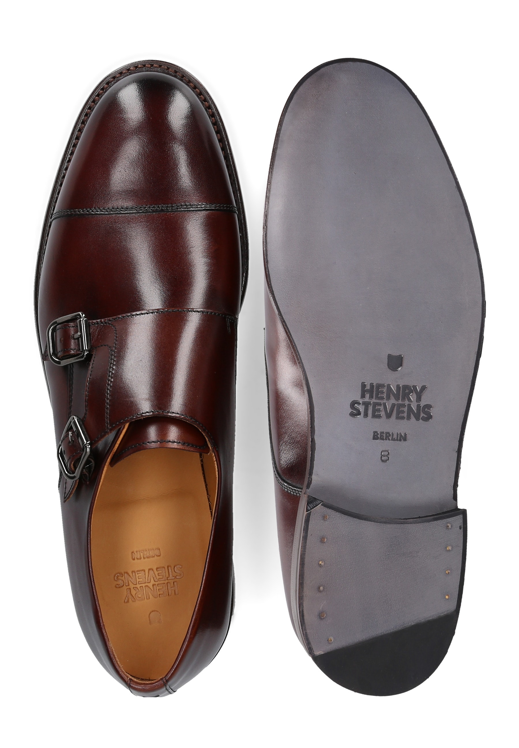 Henry Stevens Schnürschuh "Winston CDM", Herren Businessschuh Double Monk S günstig online kaufen