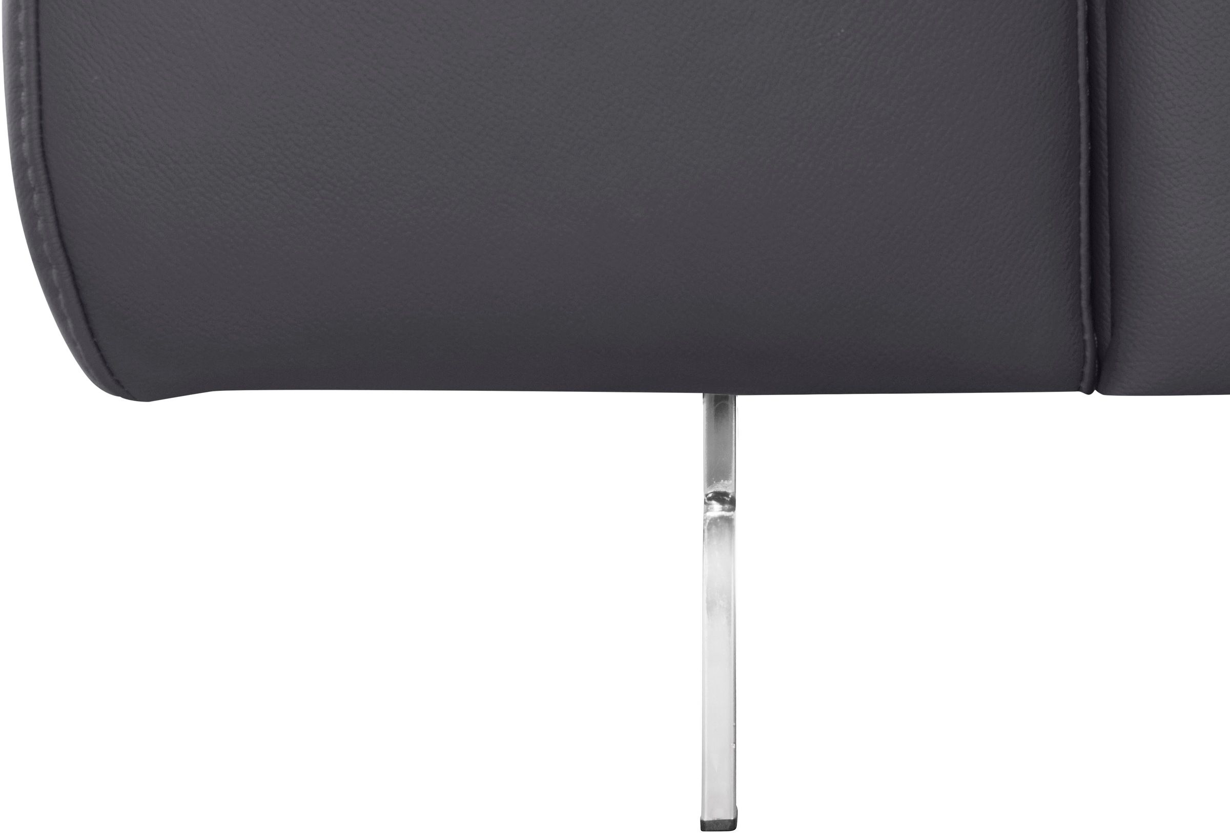 COTTA Ecksofa »Chef L-Form«, mit Kopfteilverstellung, edle Metallkufen, wahlweise mit Bettfunktion