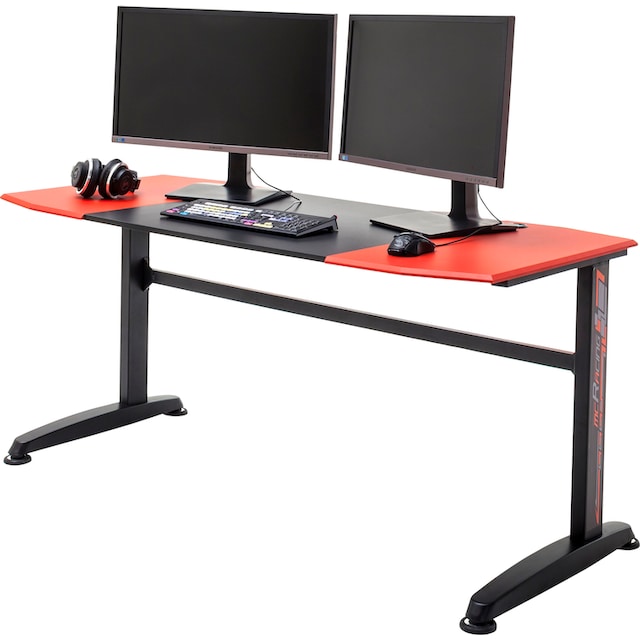 MCA furniture Gamingtisch »mcRacing«, Game Desk mcRacing, Schwarz-Rot- Schwarz bestellen | BAUR