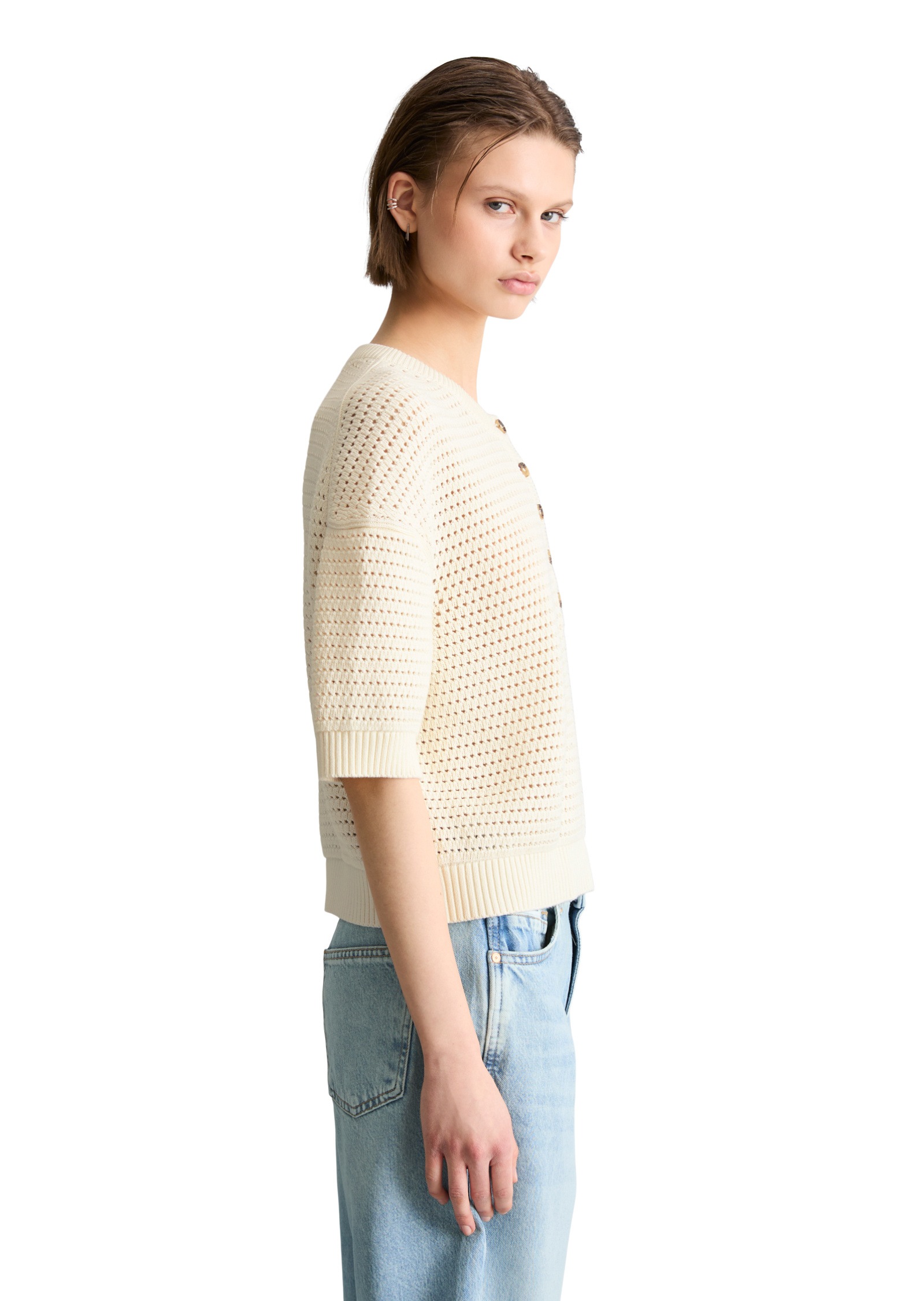 Marc O'Polo DENIM Strickpullover »aus Organic Cotton«