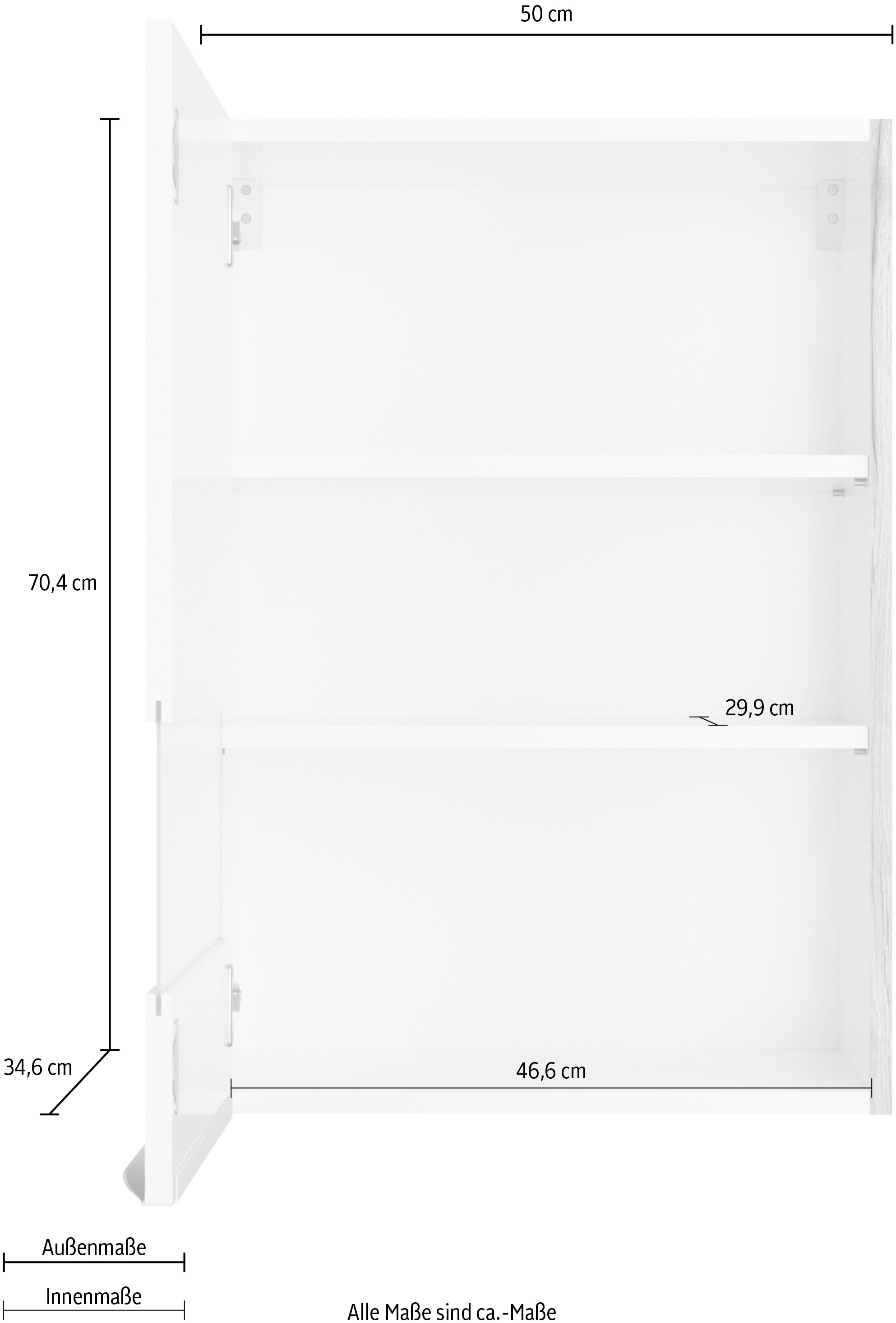 Glashängeschrank »Aken« OPTIFIT | BAUR bestellen