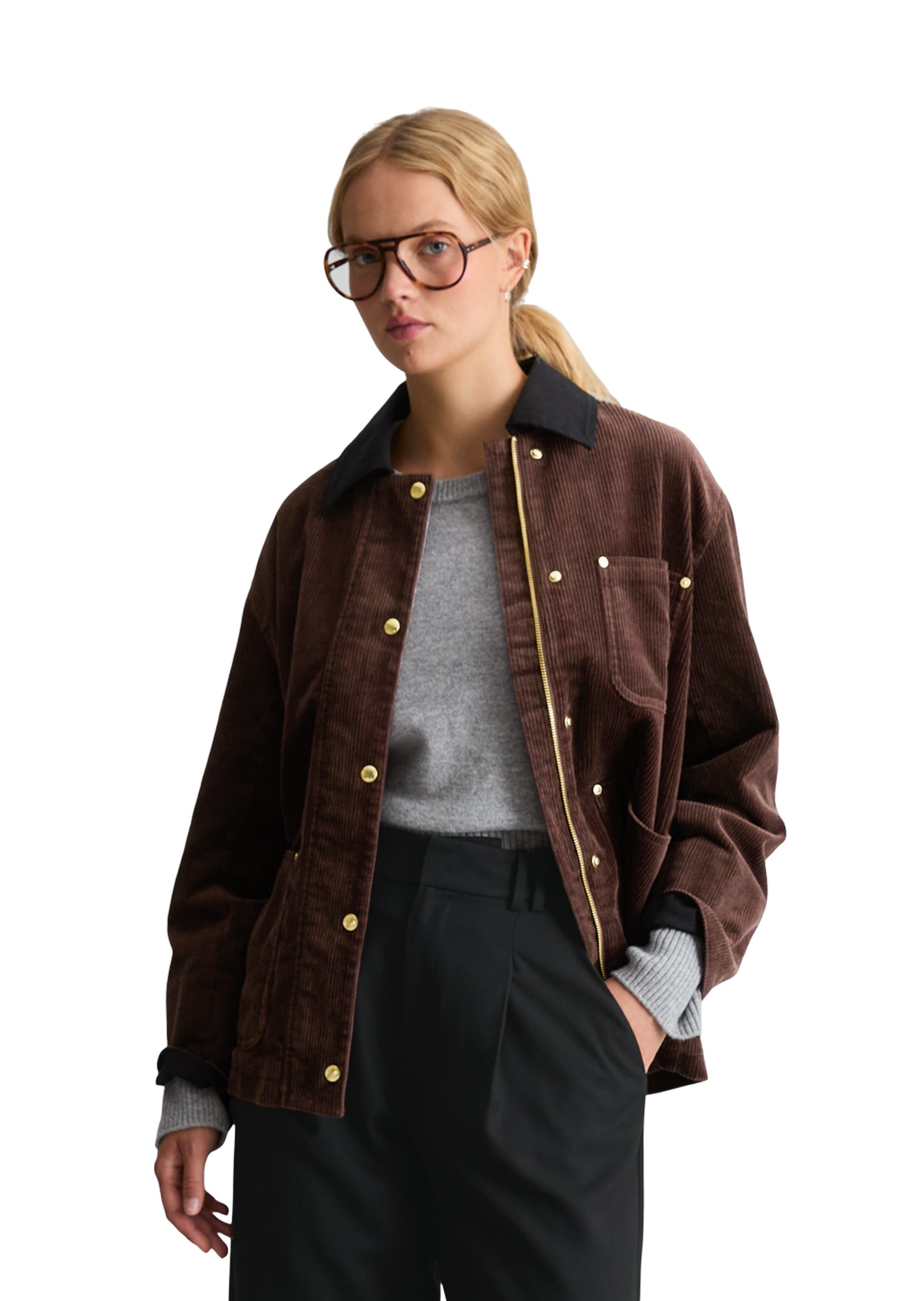 Marc OPolo DENIM Outdoorjacke "aus Organic Cotton Stretch" ohne Kapuze
