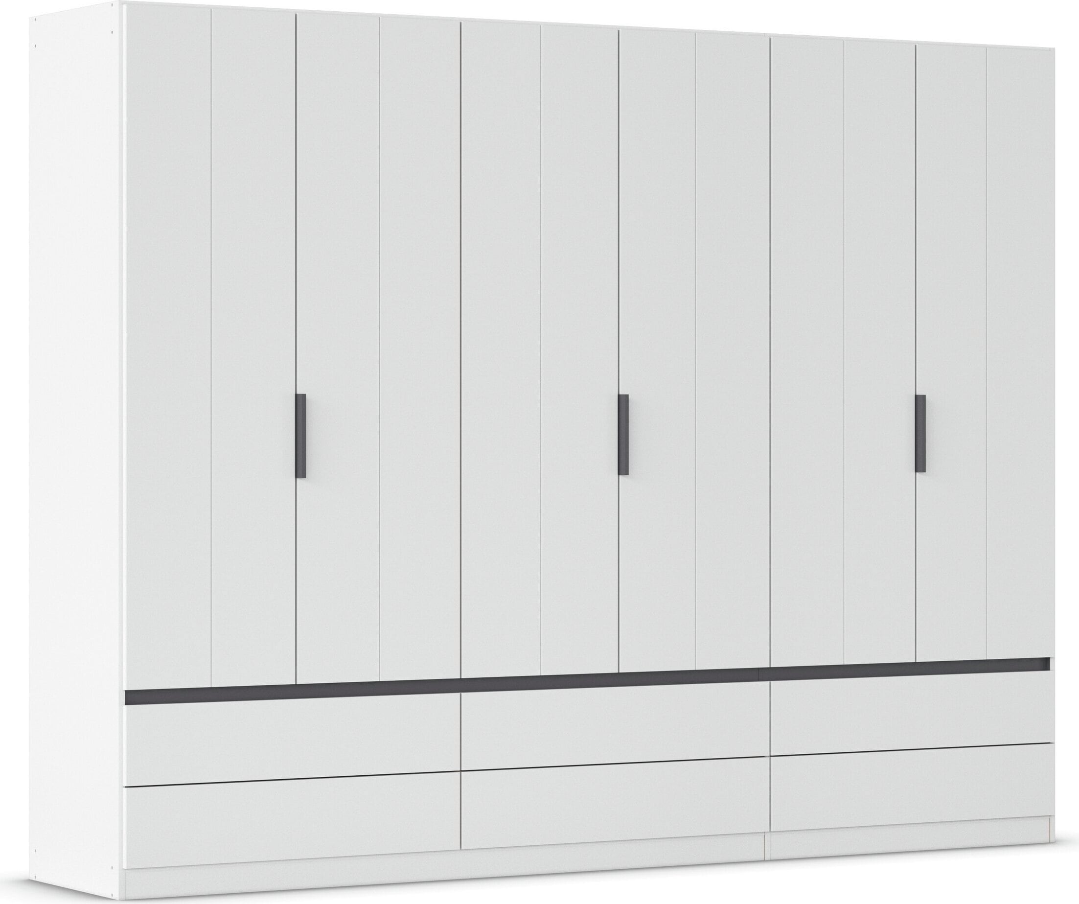 OTTO home Kleiderschrank "Schrank Garderobe ARVEN Breiten 181/226/271cm" 3 verschiedene Ausstattungen BASIC/CLASSIC/PREMIUM (inkl. SOFT-CLOSE), puristisches Design in Plankenoptik mit Metallgriffen MADE IN GERMANY