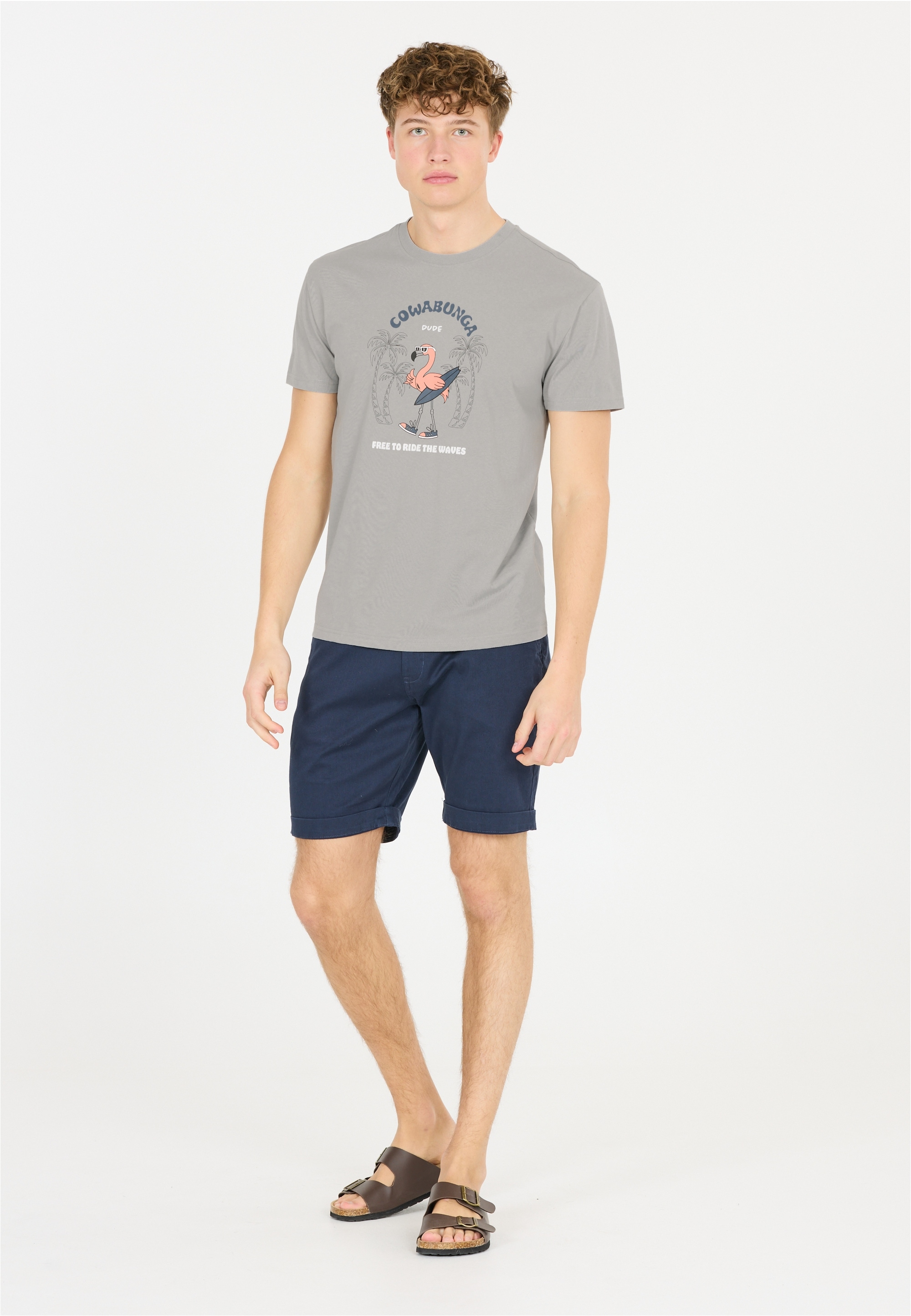 CRUZ 1100000002199 »Ankara« aus reiner Baumwolle mit Feel-Good-Print