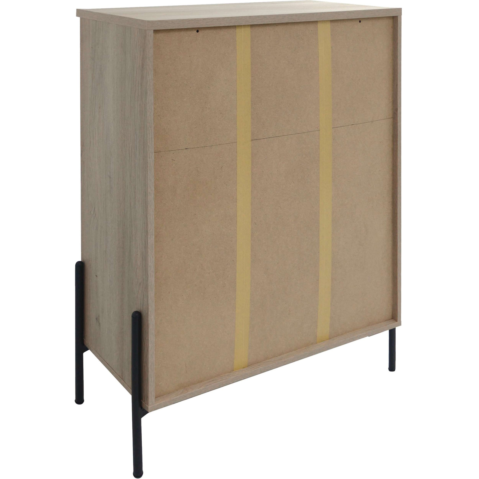 Leonique Highboard "Eadwine" Kommode, Midischrank, Push-to-open, Türen mit günstig online kaufen