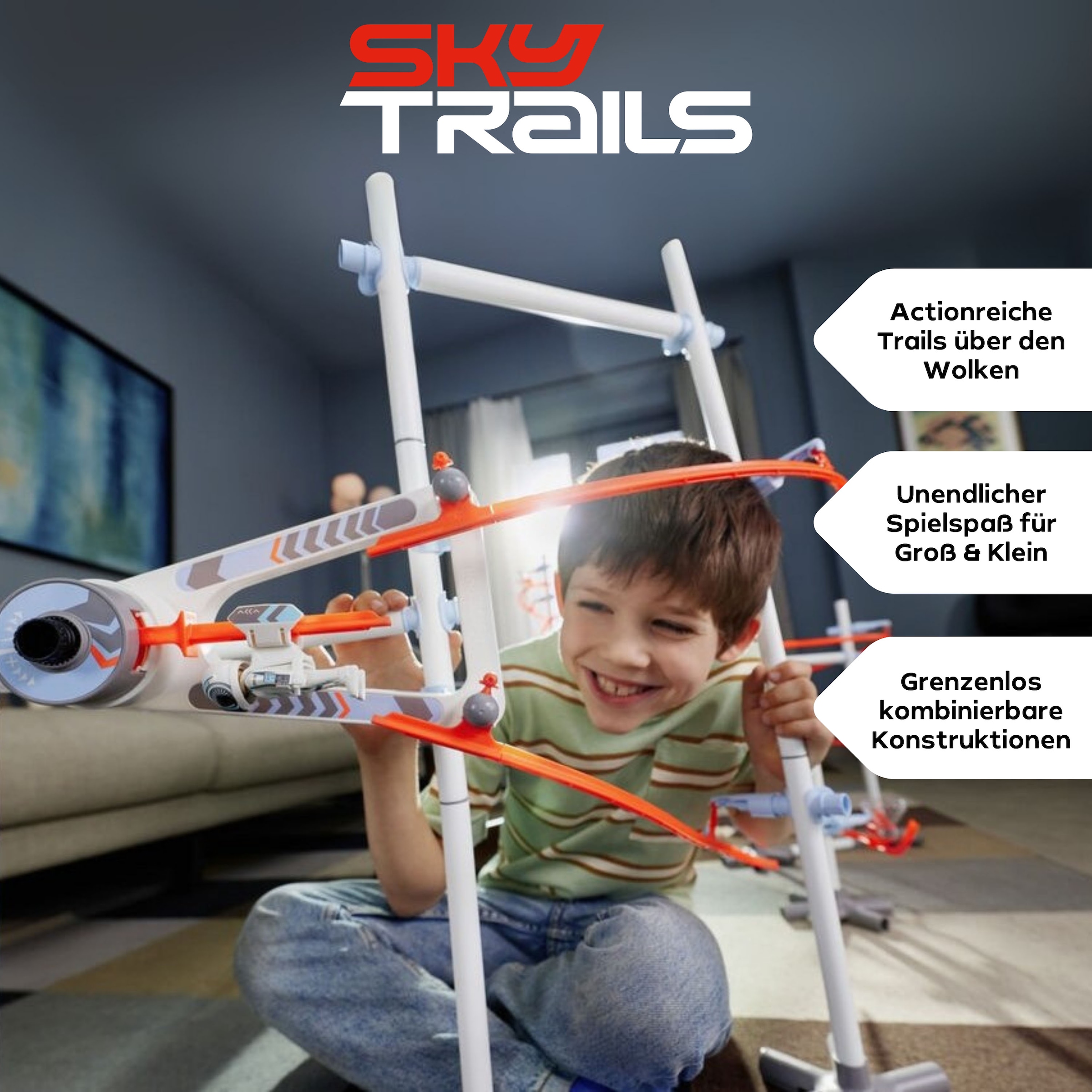 Playmobil® Konstruktions-Spielset »Flip Rail e1 (71971), Sky Trails«, (20 St.), Made in Europe
