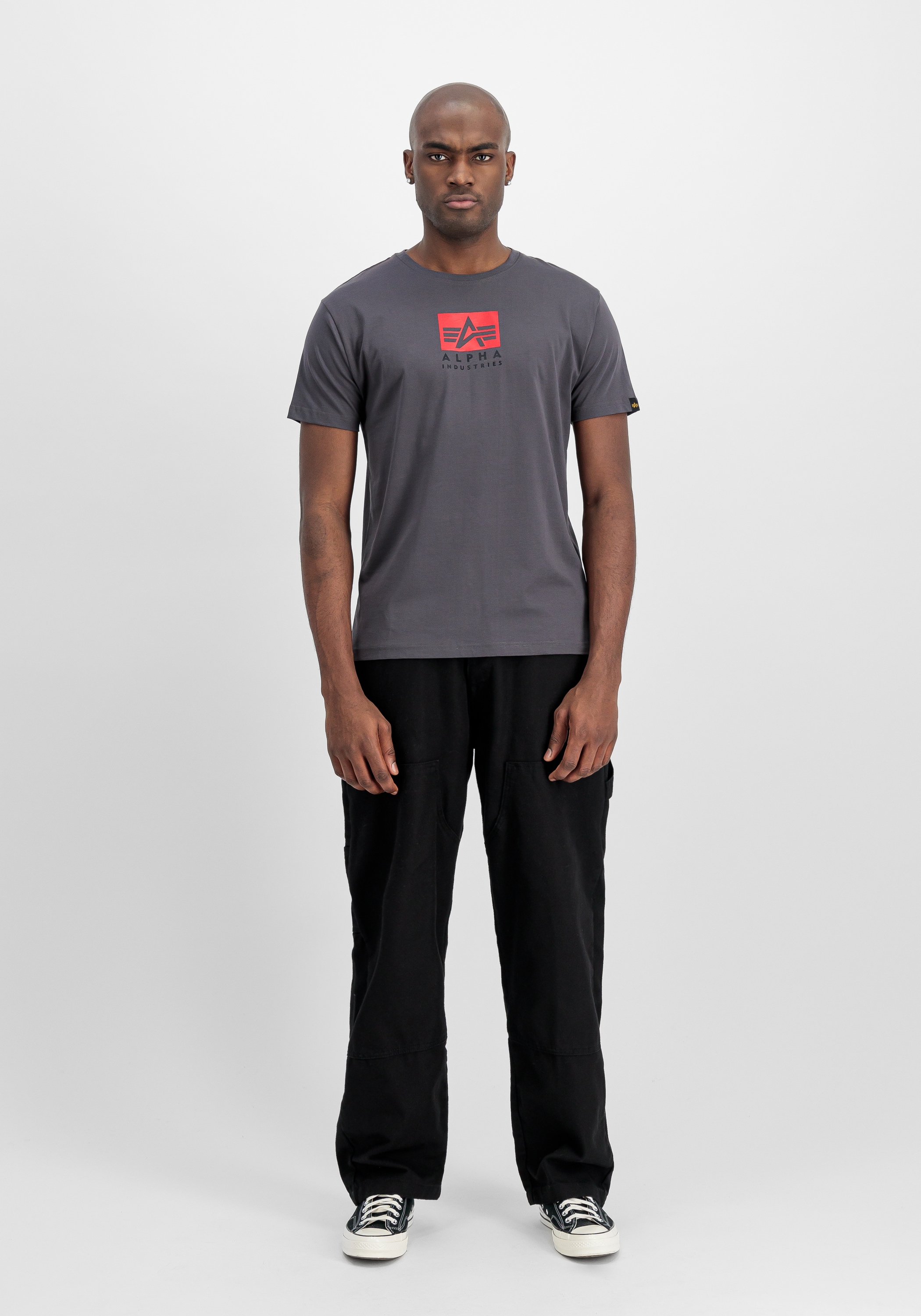 Alpha Industries T-Shirt »Alpha Industries Men - T-Shirts Satin Logo T-Shirt«