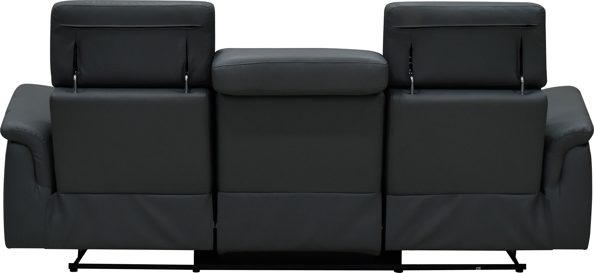 Places of Style 3-Sitzer »Pareli 229cm, manuelle u. elektr. Relaxfunktion in 2 Sitzen«, USB, KT-Verstellung, LED Beleuchtung, in Echtleder, Kunstleder, Web