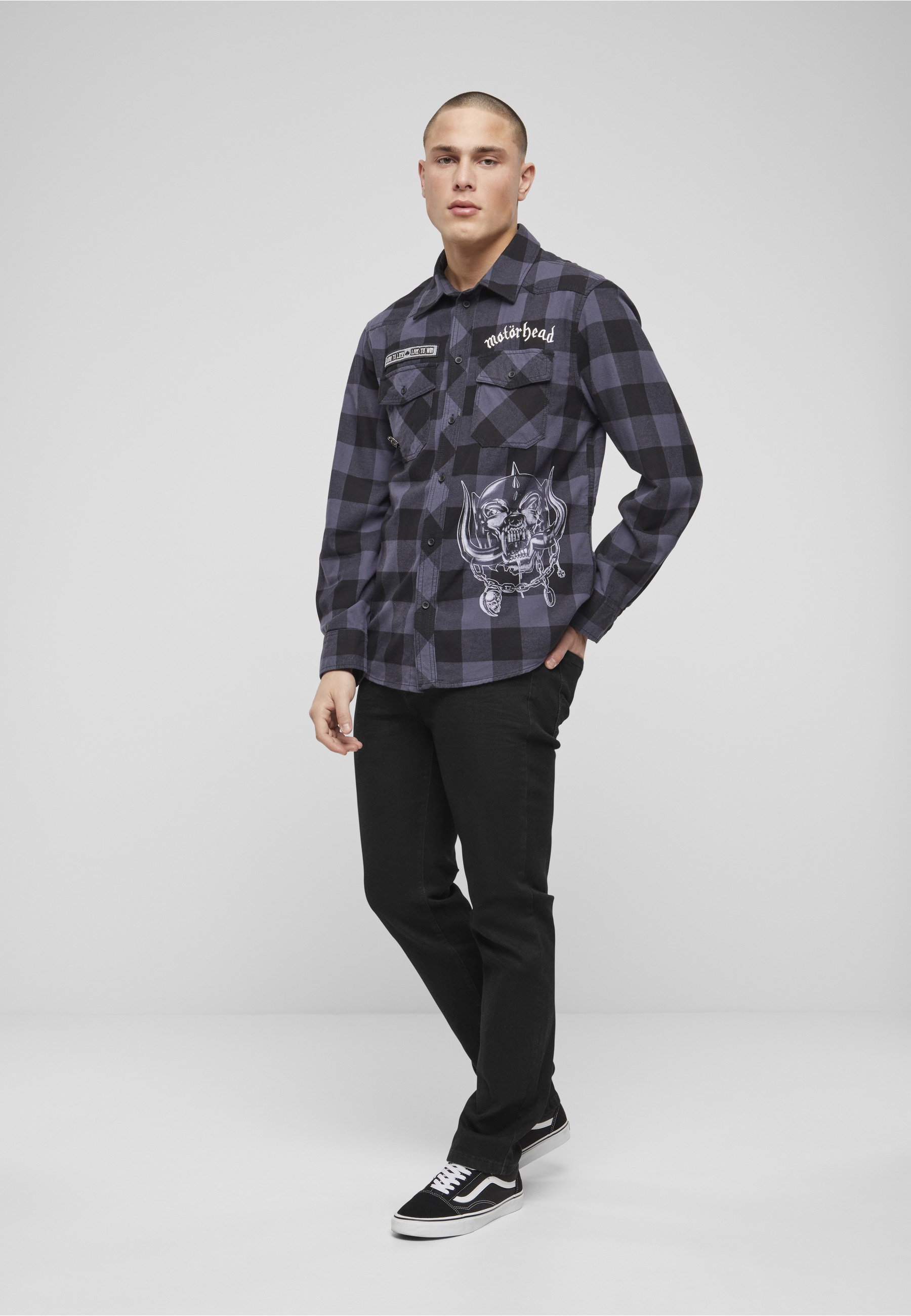 Brandit Flanellhemd »Brandit Herren Motörhead Checkshirt« 1